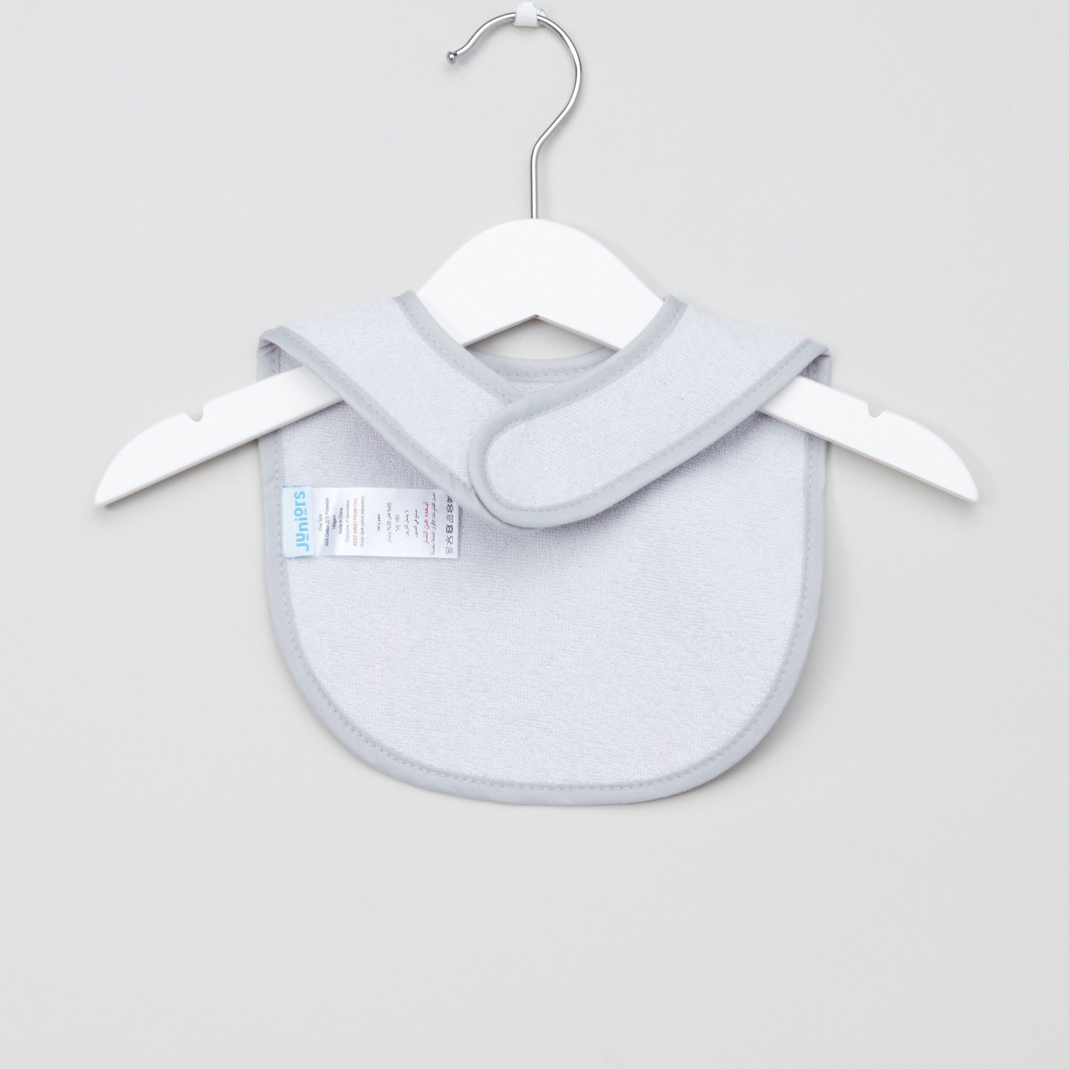 مريلة بتطريزات وإغلاق سهل - طقم من 4 قطع-baby-feeding-bibs-image-9
