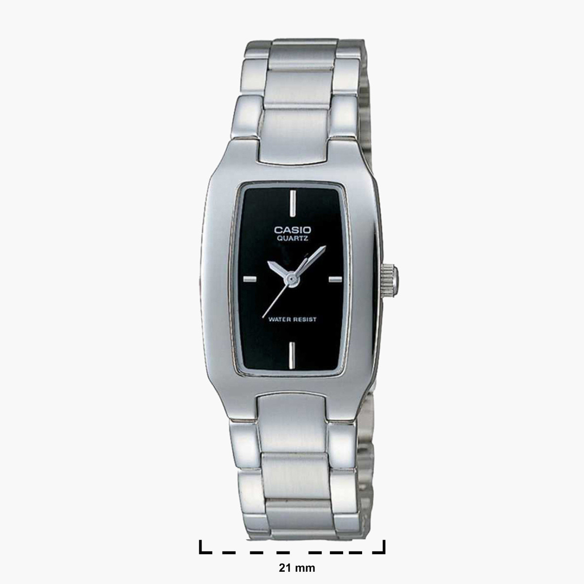 Casio Women's Silver Analog Metal Strap Watch LTP-1165A-1CDF-women-watchesandjewellery-watches-image-2