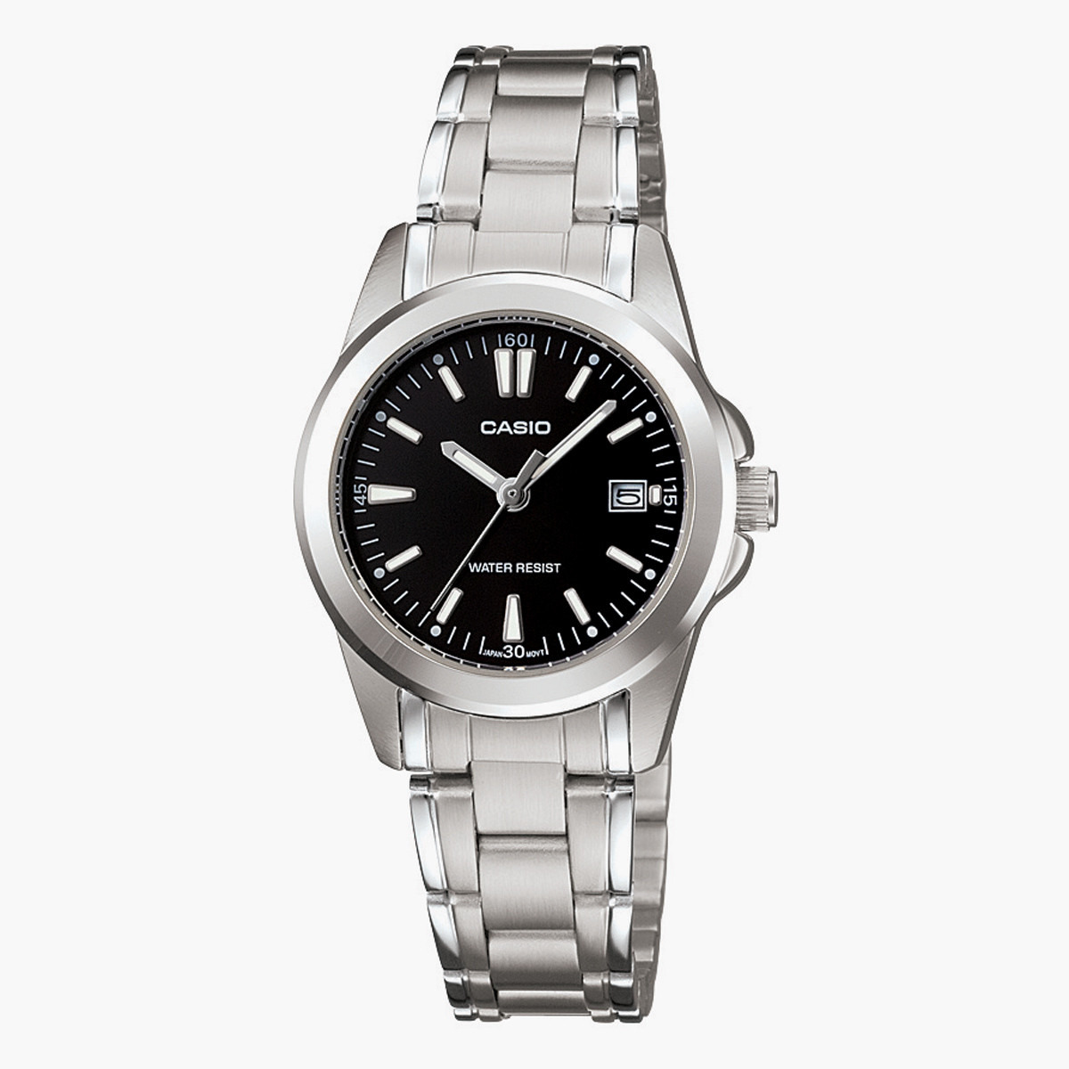 ساعة أنالوج فضية بحزام معدني للنساء من كاسيو - LTP-1215A-1A2DF-women-watchesandjewellery-watches-image-1
