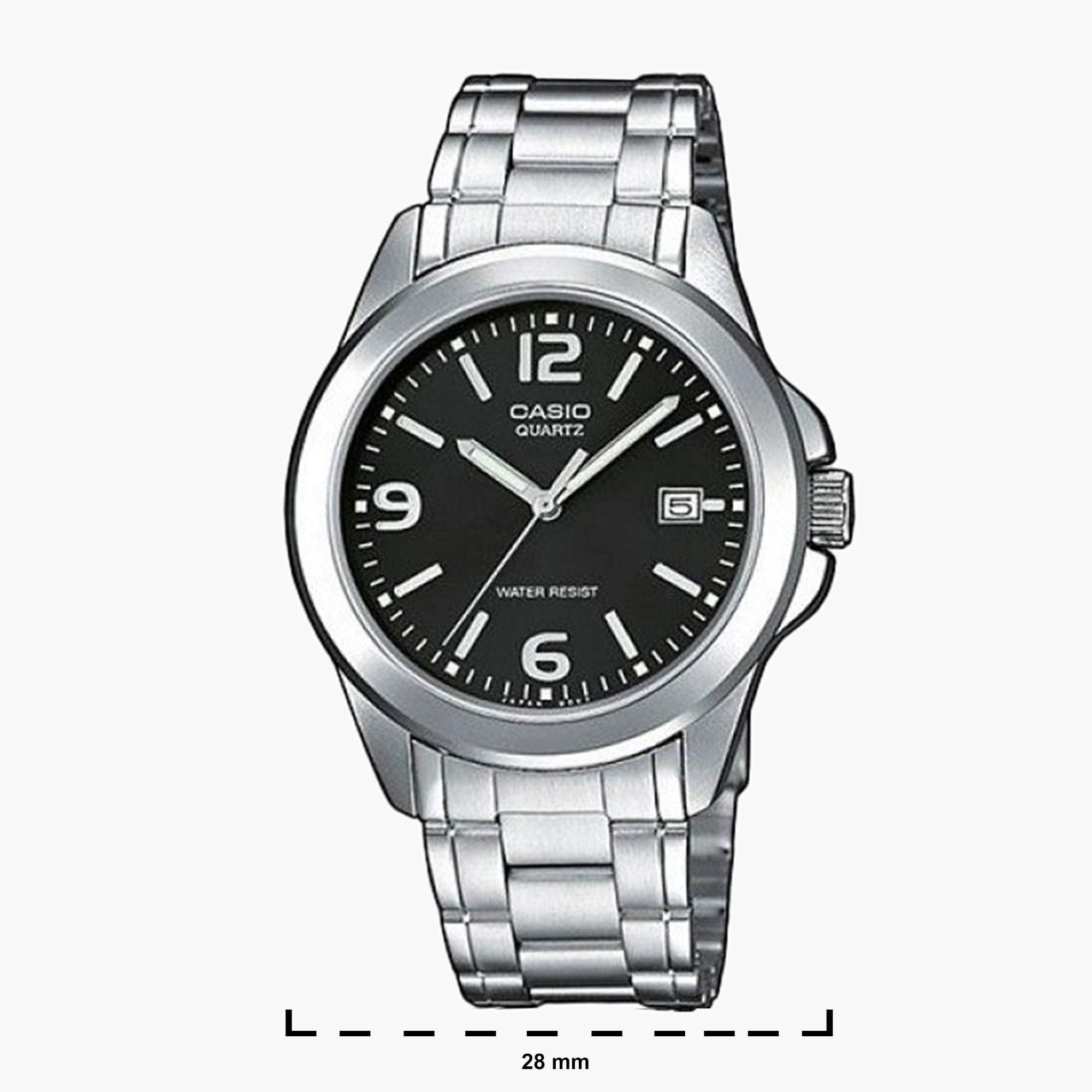 Buy Women s Casio Women s Silver Analog Metal Strap Watch LTP 1215A 1ADF Online Centrepoint UAE