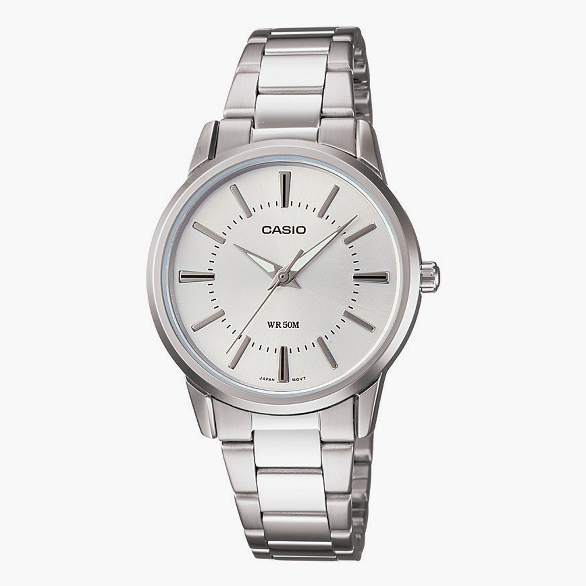 Casio Women's Silver Analog Metal Strap Watch LTP-1303D-7AVDF | 30 MM-women-watchesandjewellery-watches-image-1
