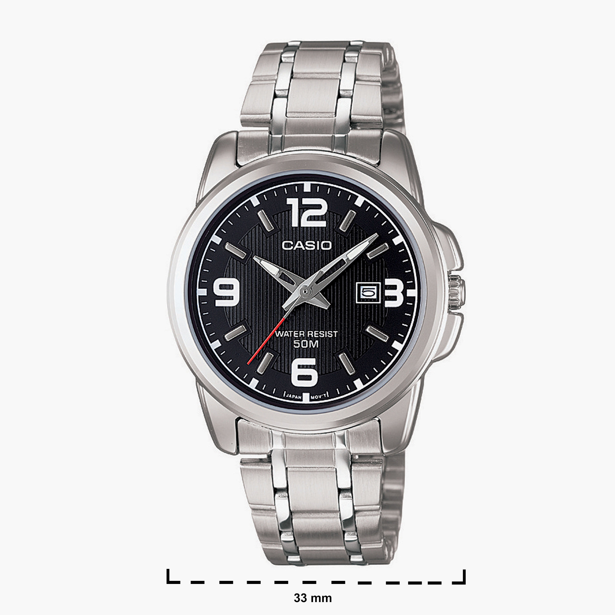 ساعة سوناتا ذهبية ذات انالوج بسوار معدني | 8065YM01-men-watchesandjewellery-watches-image-2