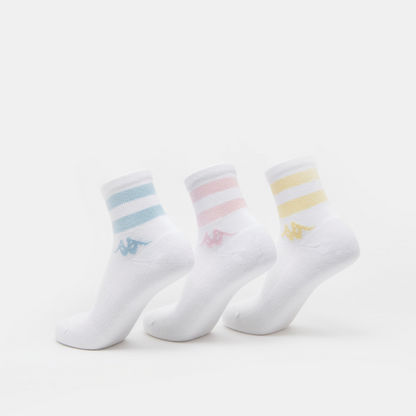 Kappa Crew Length Sports Socks - Set of 3