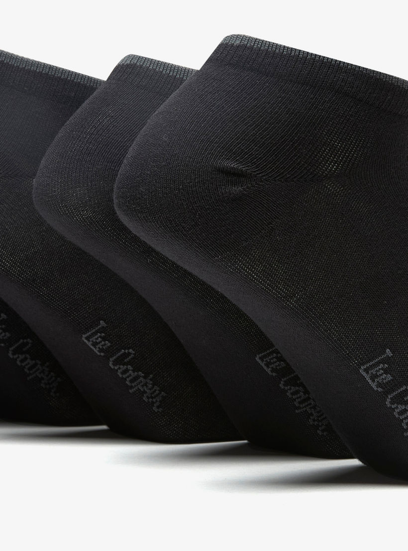طقم جوارب 7 أزواج سادة بطول الكاحل من لي كوبر-men-socks-image-3
