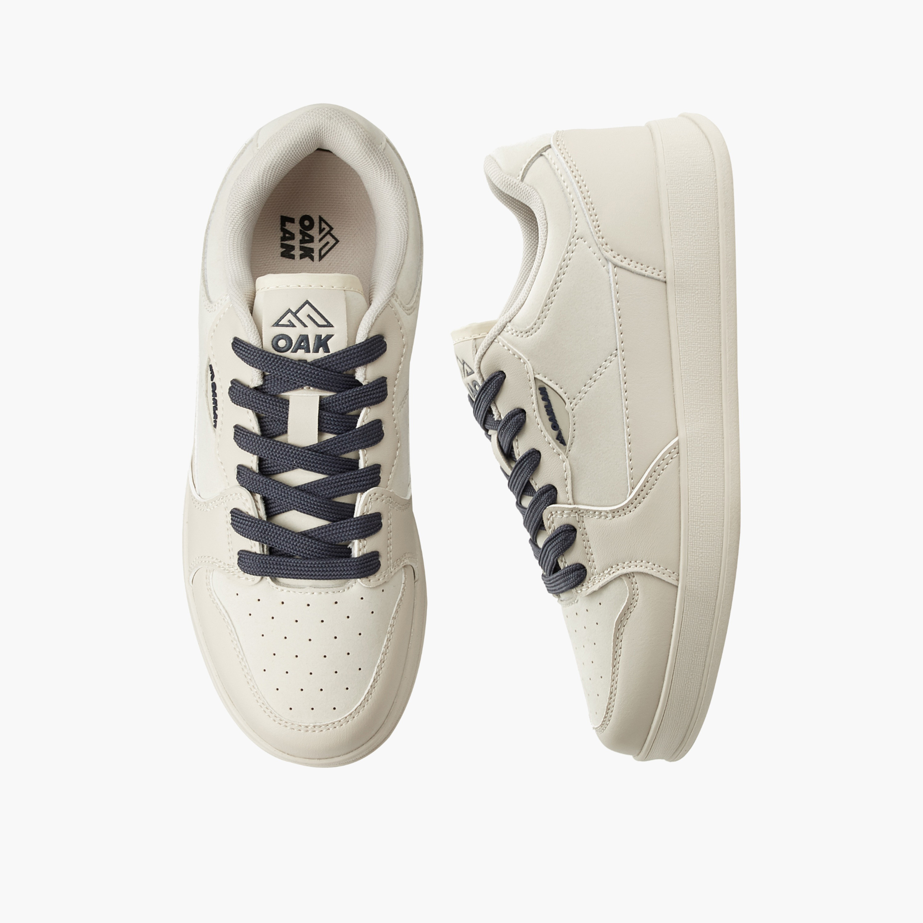 Oaklan by Shoexpress Women Colourblock Lace-Up Ankle Sneakers-women-shoes-sneakers-image-1
