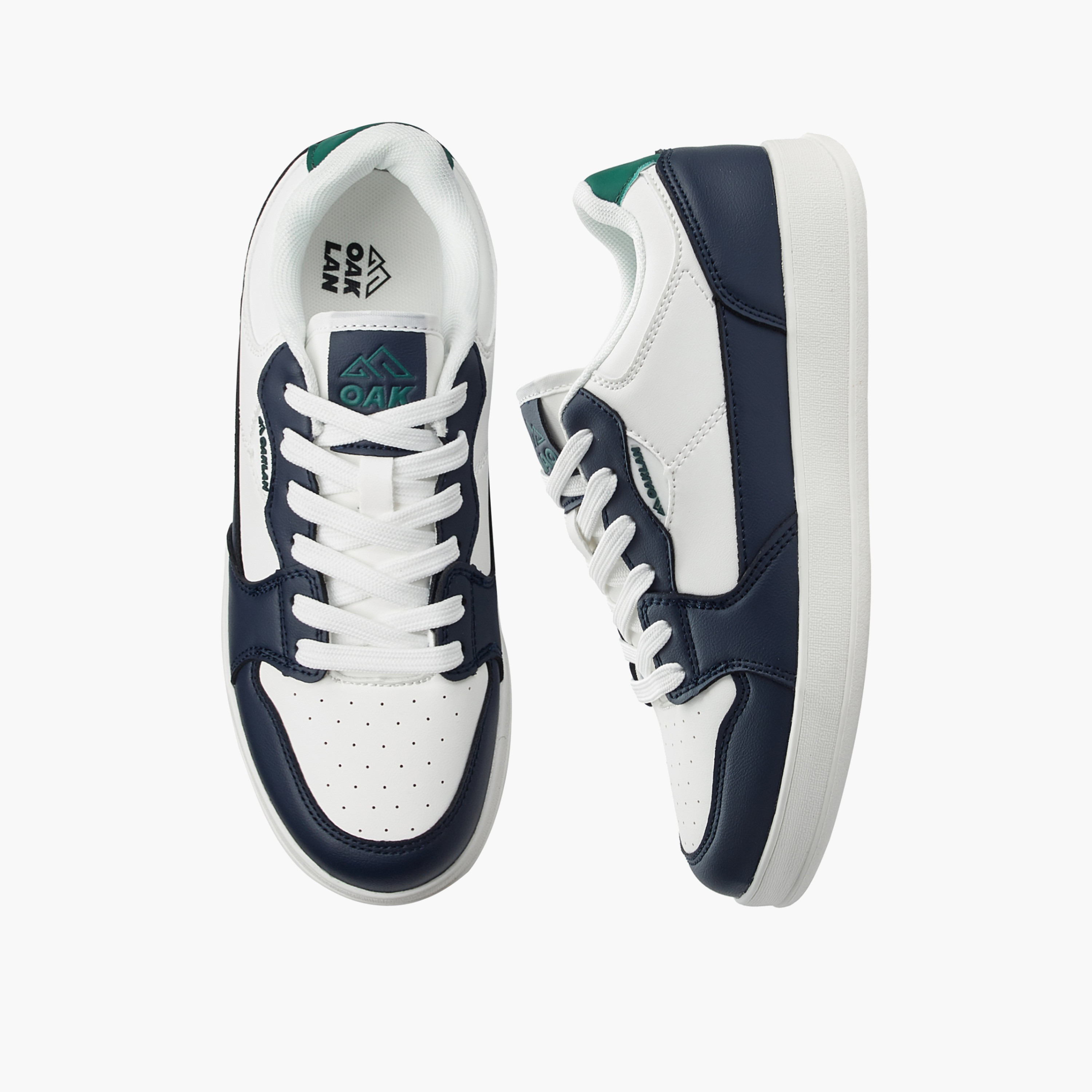 Oaklan by Shoexpress Women Colourblock Lace-Up Ankle Sneakers-women-shoes-sneakers-image-1