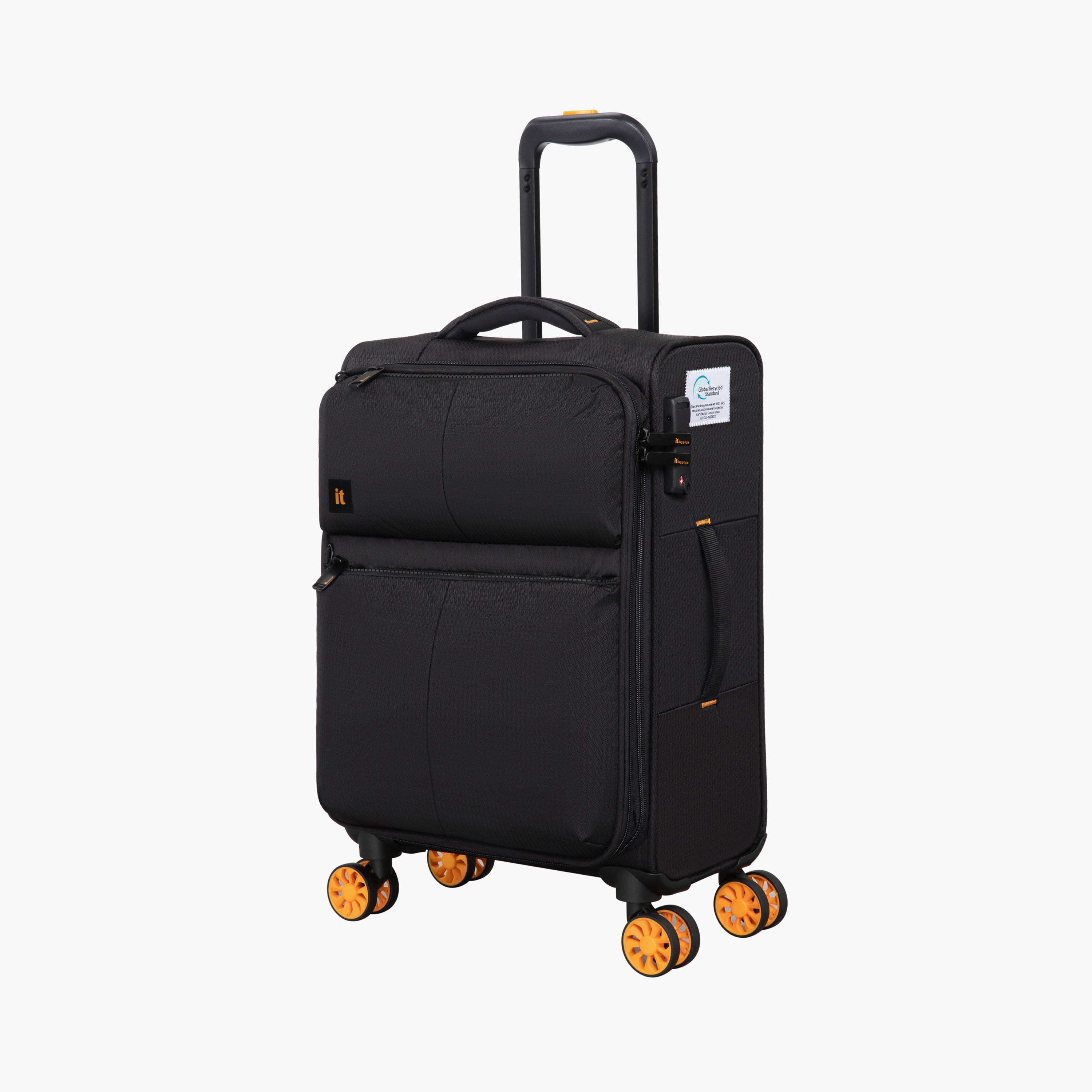 IT Solid Softcase Trolley Bag with Retractable Handle - 20 Inches Check-in Bag-travel-luggagesandbags-luggage-image-1
