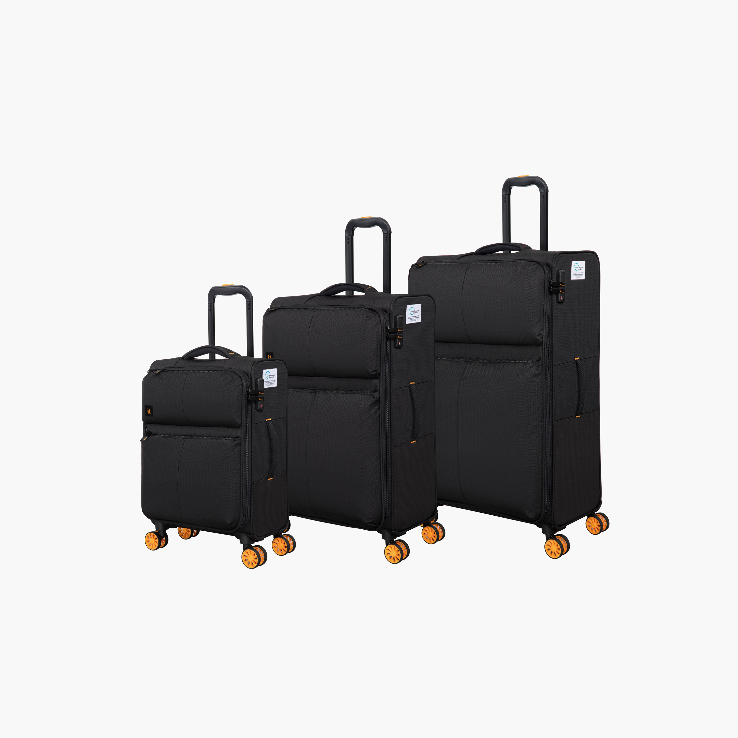 IT Solid Softcase Trolley Bag with Retractable Handle - 20 Inches Check-in Bag-travel-luggagesandbags-luggage-image-7
