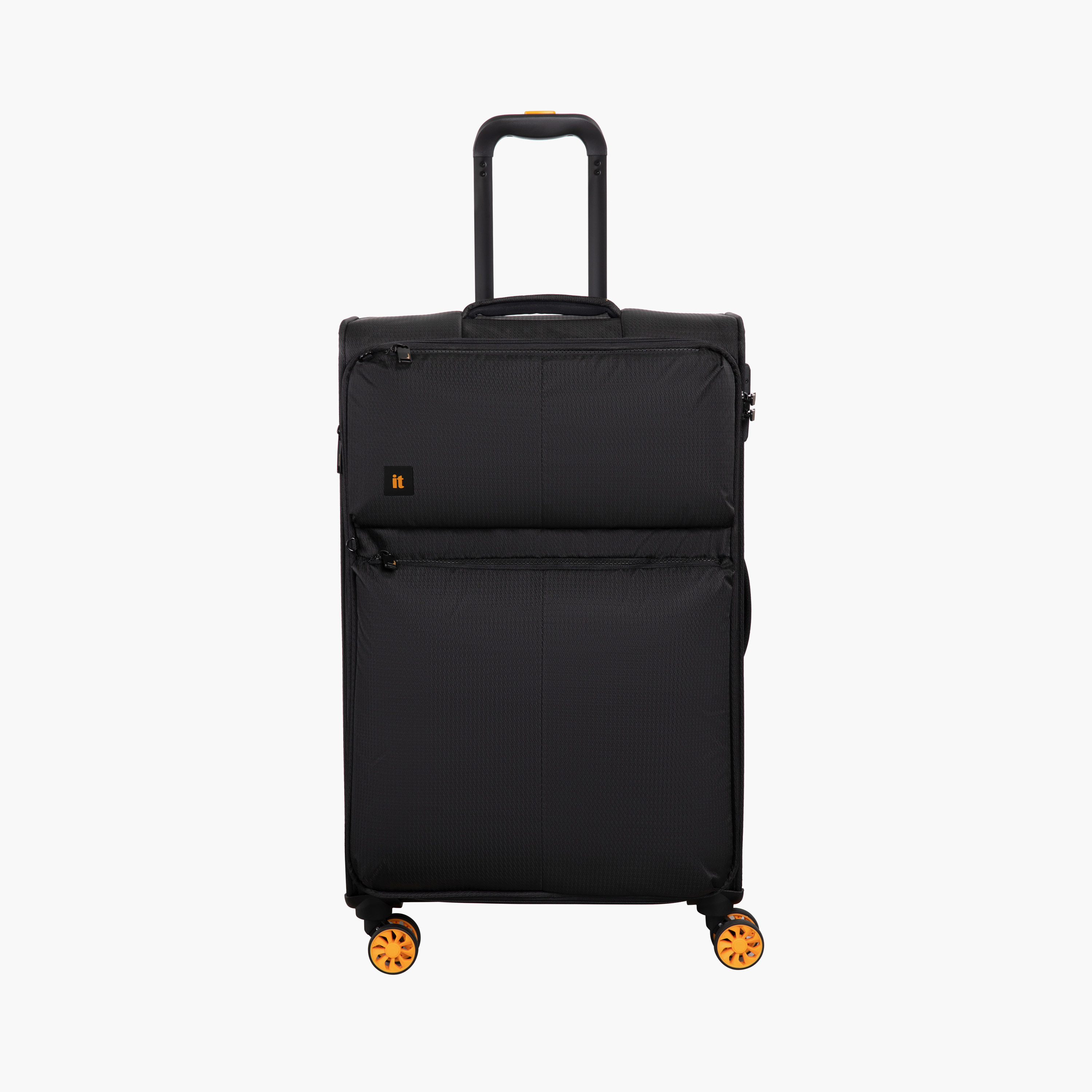 IT Solid Softcase Trolley Bag with Retractable Handle - 24 Inches Check-in Bag-travel-luggagesandbags-luggage-image-3