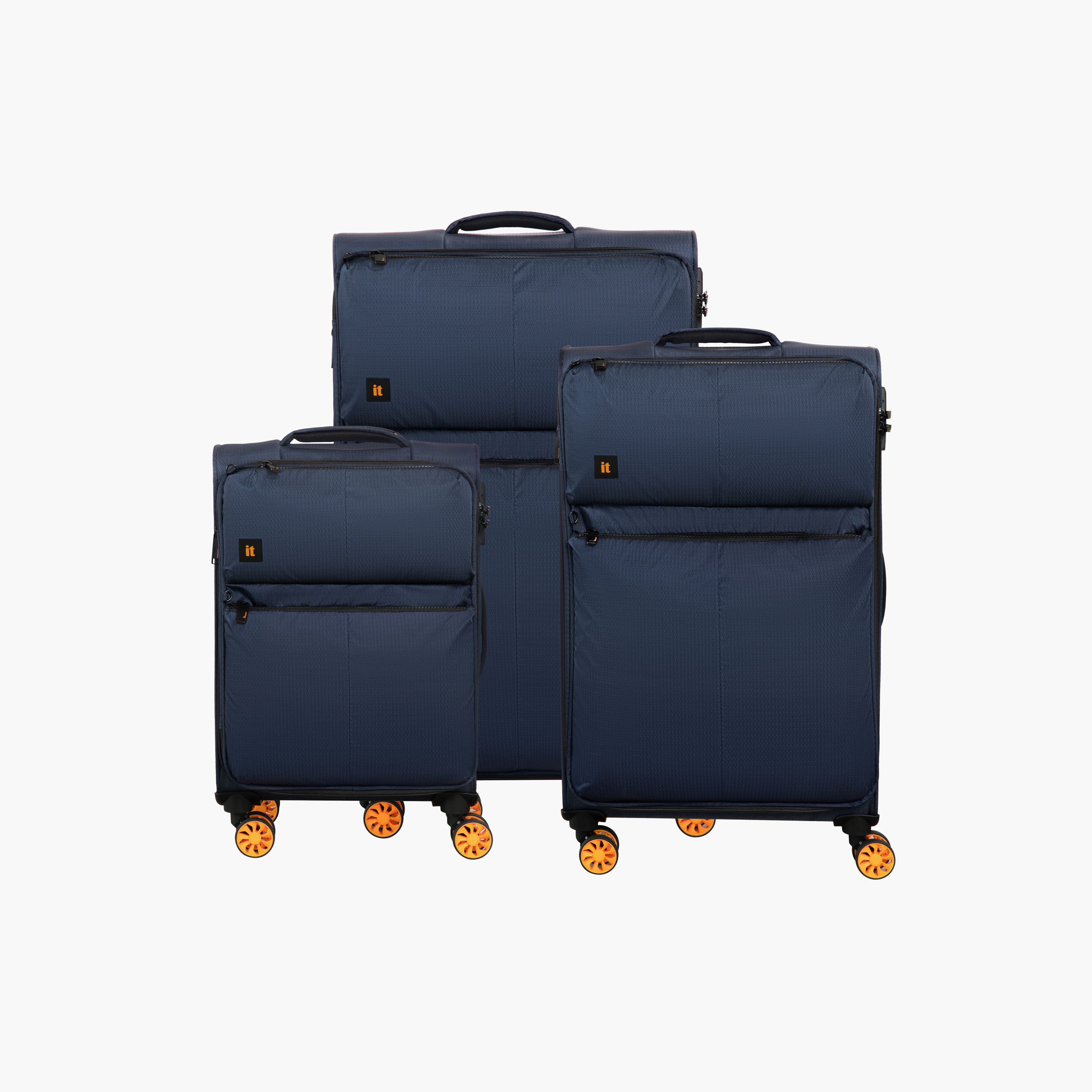 IT Solid Softcase Trolley Bag with Retractable Handle - 24 Inches Check-in Bag-travel-luggagesandbags-luggage-image-4