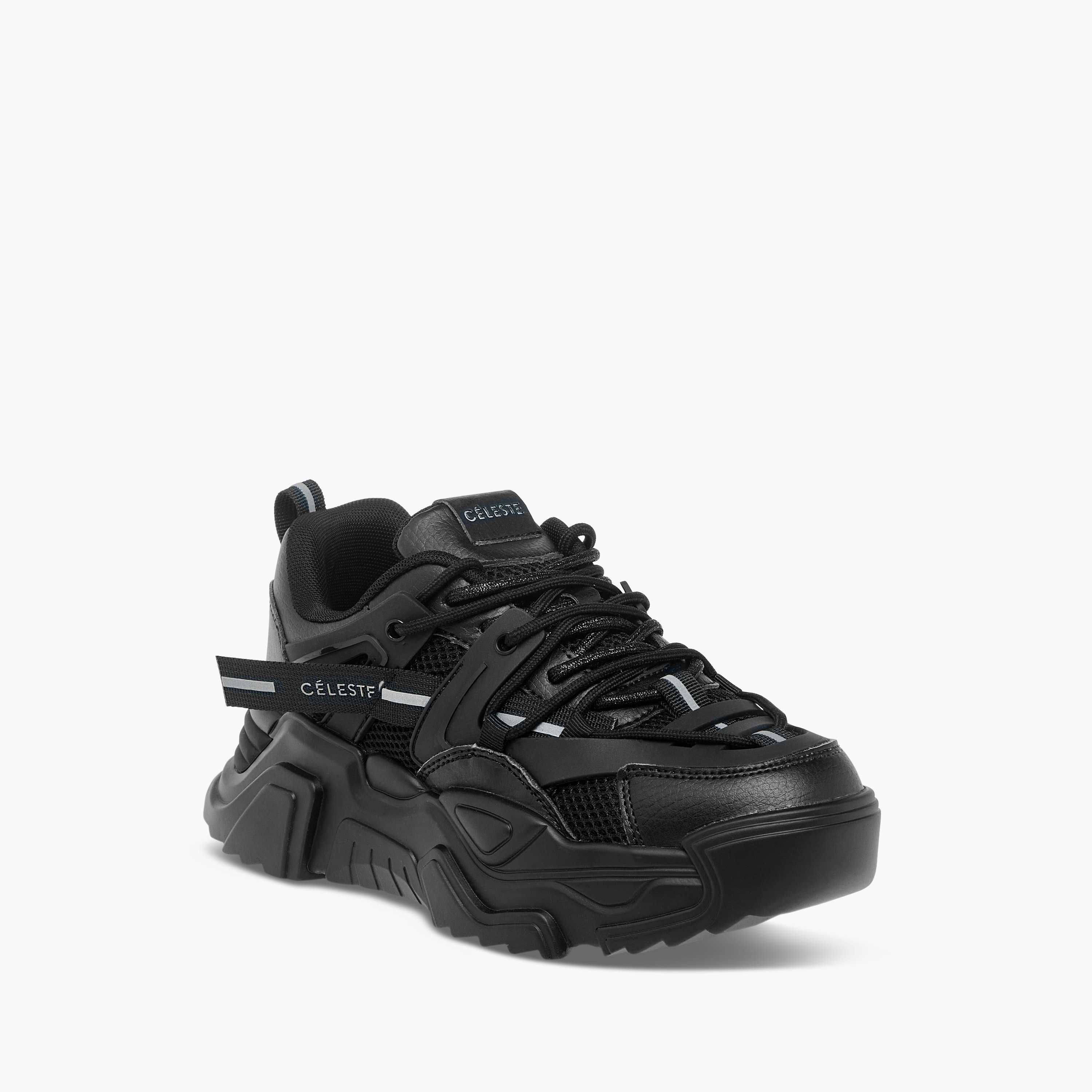 حذاء سنيكرز بنعل سميك ورباط إغلاق للنساء من سيليست-women-shoes-sneakers-image-7