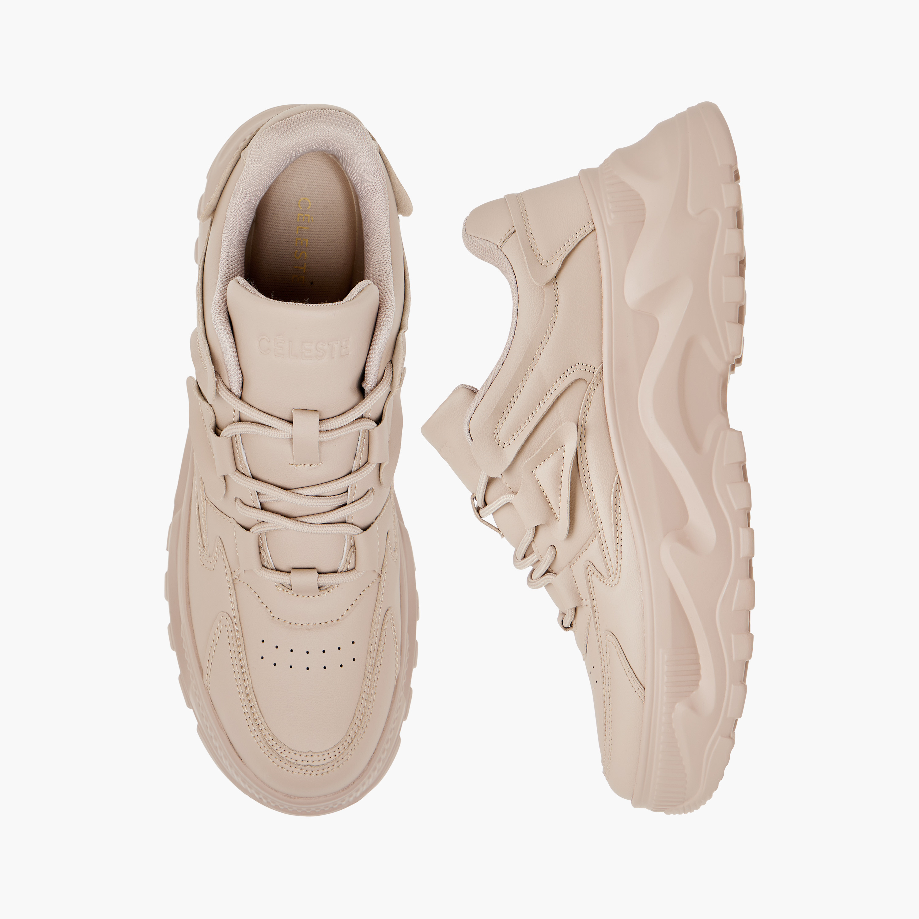 حذاء سنيكرز برباط إغلاق وتفاصيل ثقوب للنساء من سيليست-women-shoes-sneakers-image-1