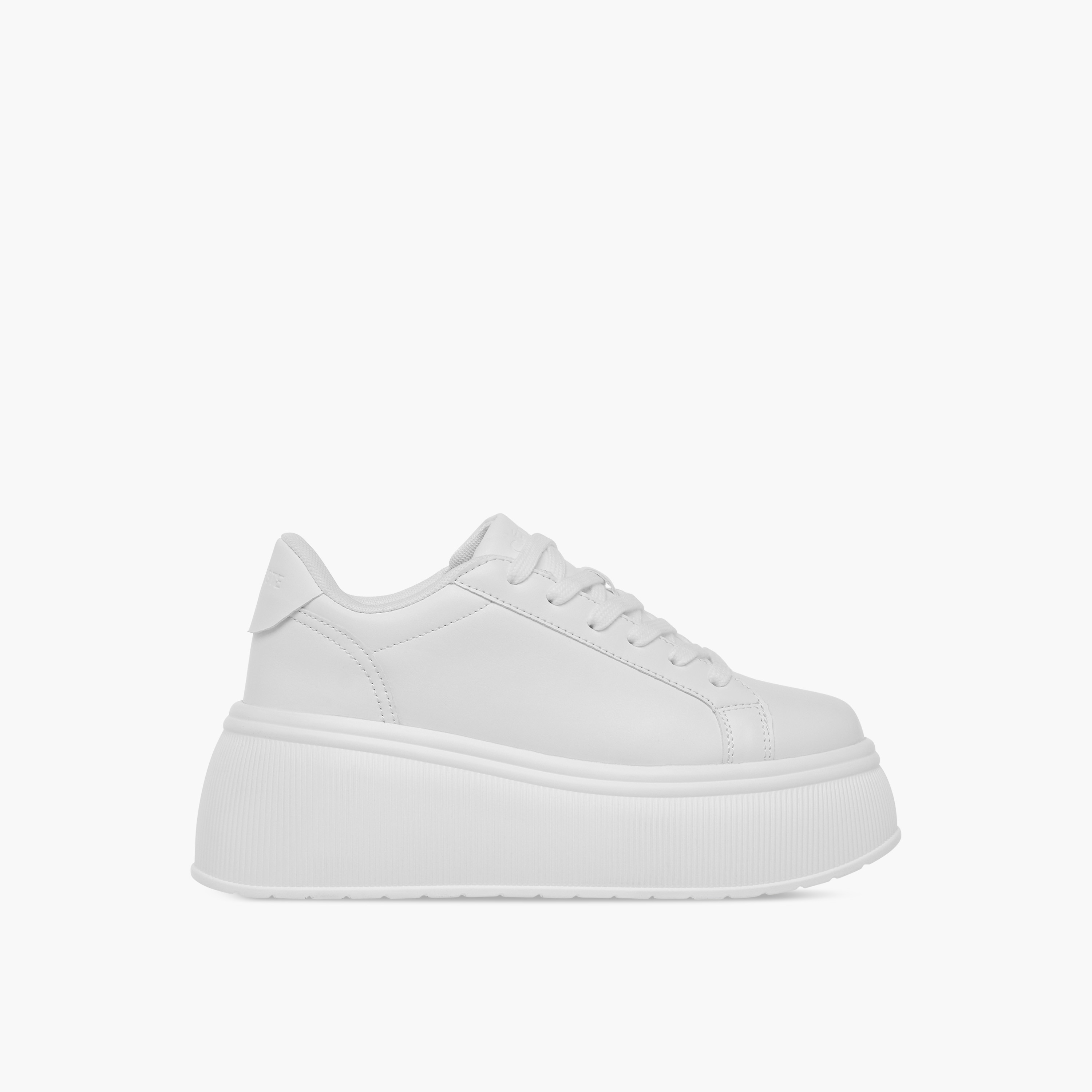 Celeste Women's Solid Chunky Sole Sneakers with Lace-Up Closure-women-shoes-sneakers-image-3