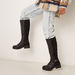Lee Cooper Women's Knee Length Boots with Block Heel and Zip Closure-Women%27s Boots-thumbnailMobile-0