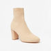 Celeste Women's Textured Ankle Boots with Block Heels and Zip Closure-Women%27s Boots-thumbnailMobile-0