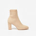 Celeste Women's Textured Ankle Boots with Block Heels and Zip Closure-Women%27s Boots-thumbnailMobile-3