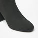 Celeste Women's Textured Ankle Boots with Block Heels and Zip Closure-Women%27s Boots-thumbnailMobile-6