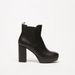 Celeste Women's Slip-On Ankle Boots with Block Heels-Women%27s Boots-thumbnail-1
