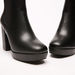 Celeste Women's Slip-On Ankle Boots with Block Heels-Women%27s Boots-thumbnailMobile-4