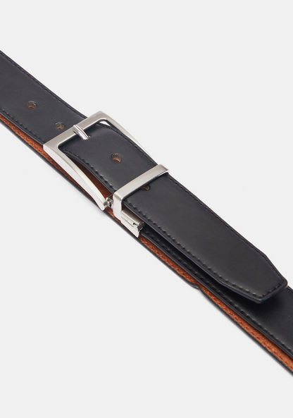 Duchini Solid Belt with Pin Buckle-Men%27s Belts-image-1
