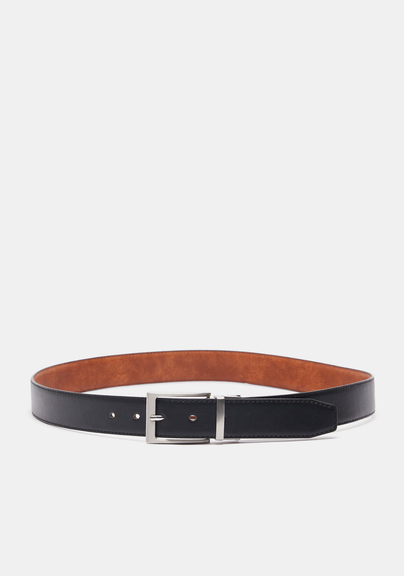 Duchini Solid Belt with Pin Buckle-Men%27s Belts-image-2