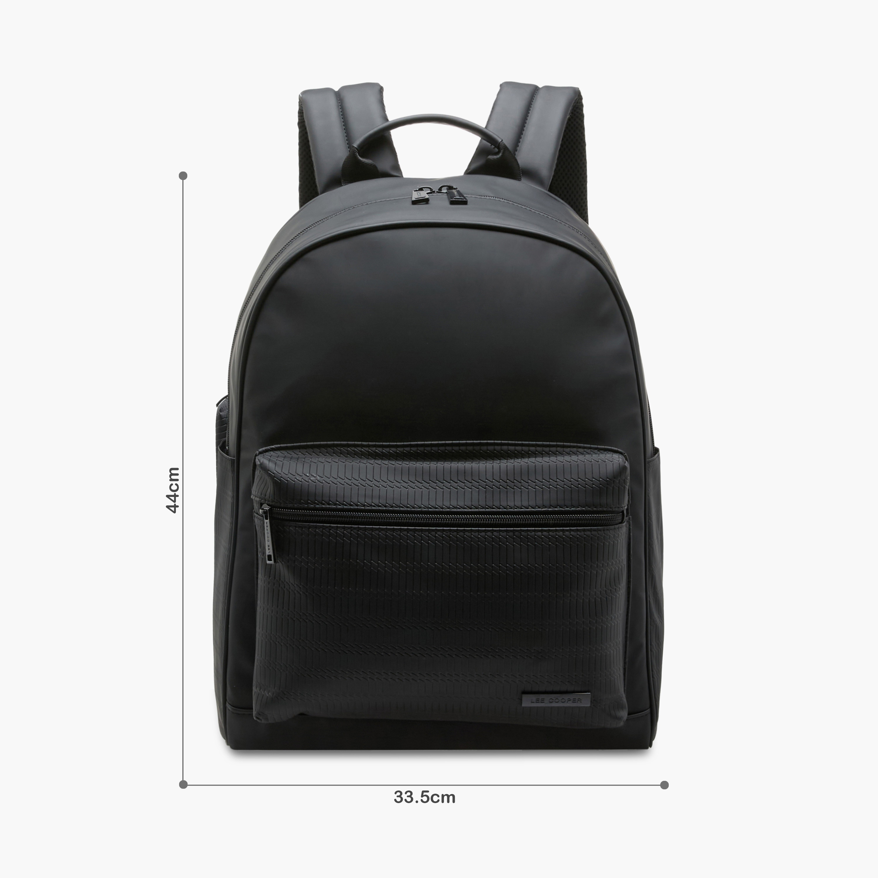 Lee Cooper Men Textured Backpack-men-bags-image-2
