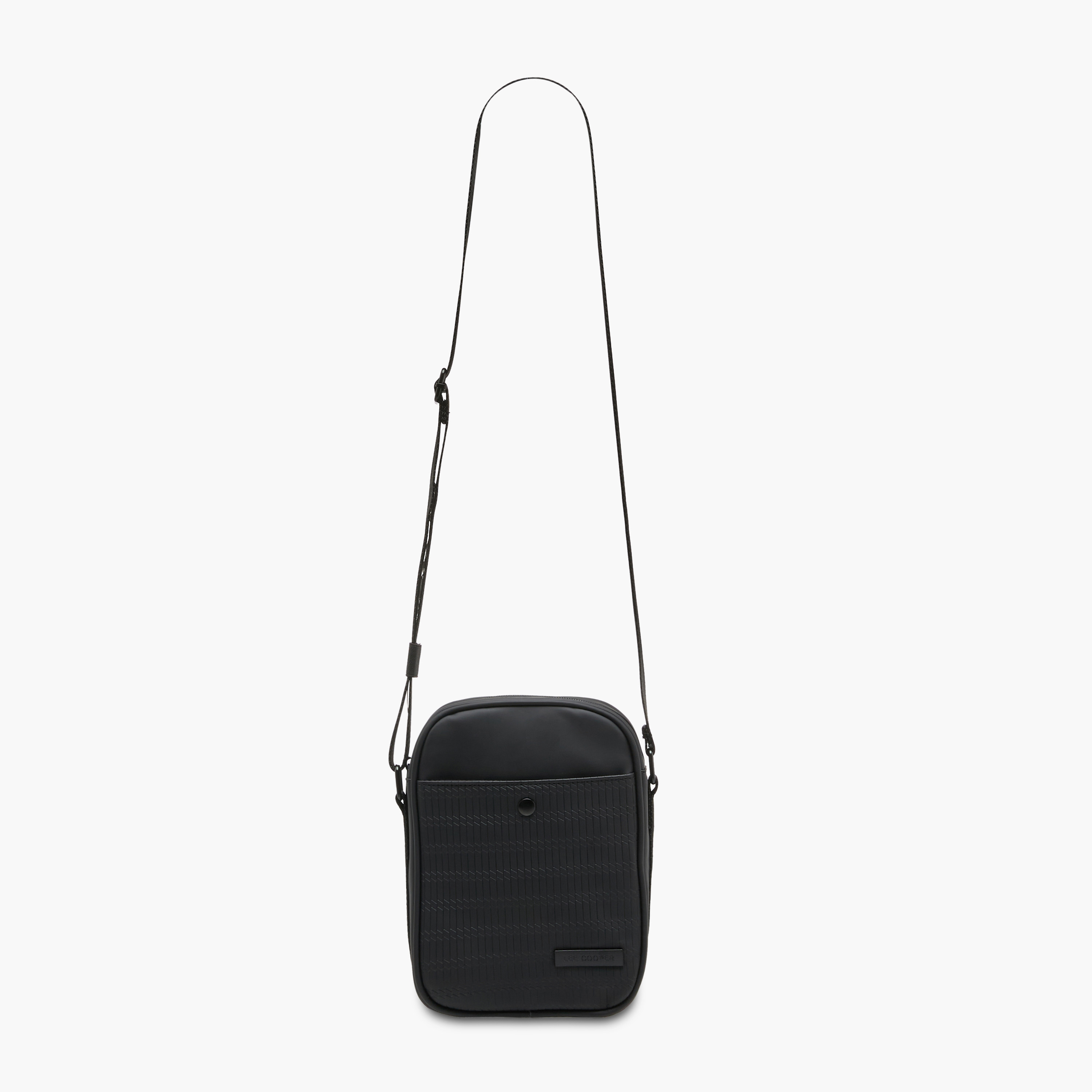 Lee Cooper Men Textured Crossbody Bag-men-bags-image-3