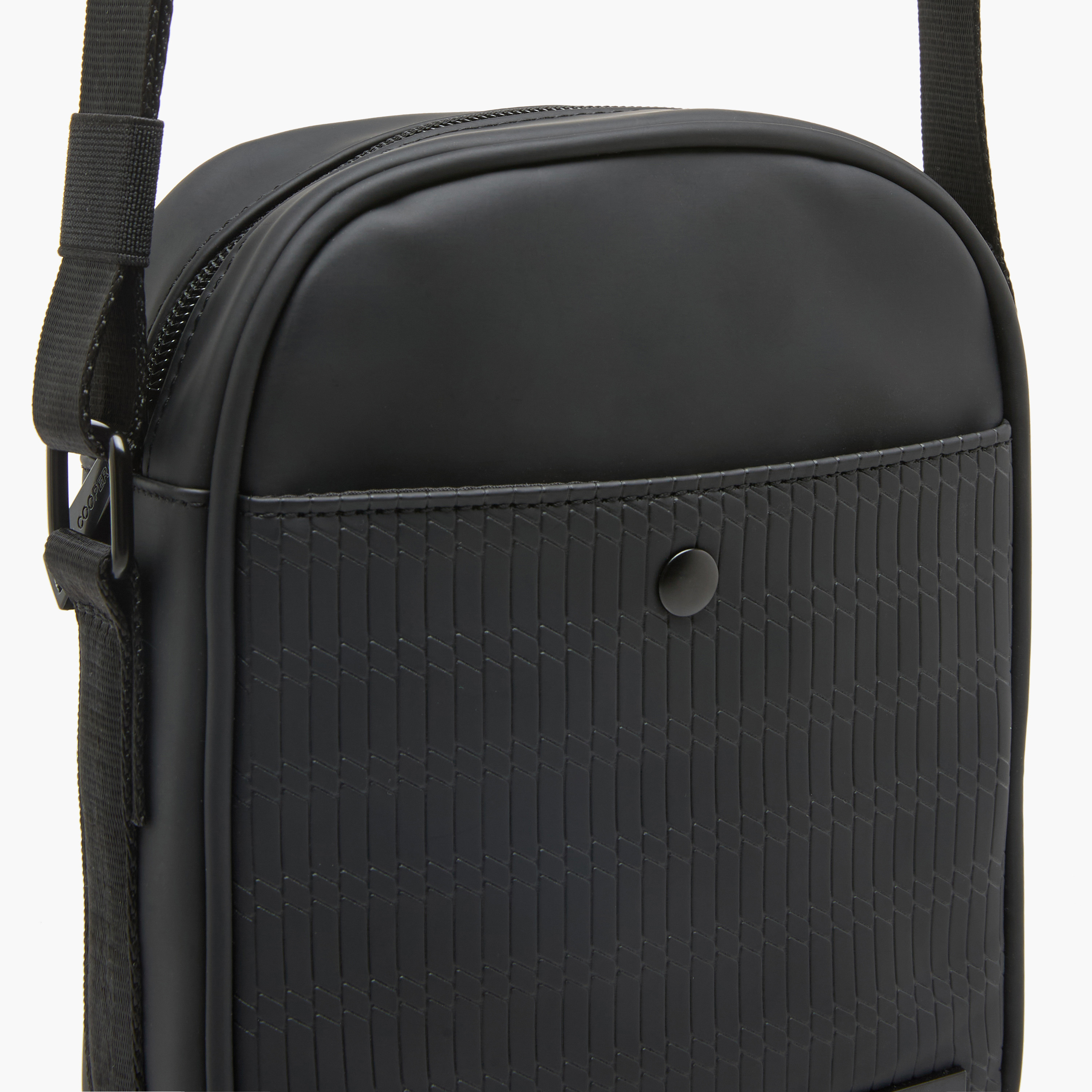 Lee Cooper Men Textured Crossbody Bag-men-bags-image-5