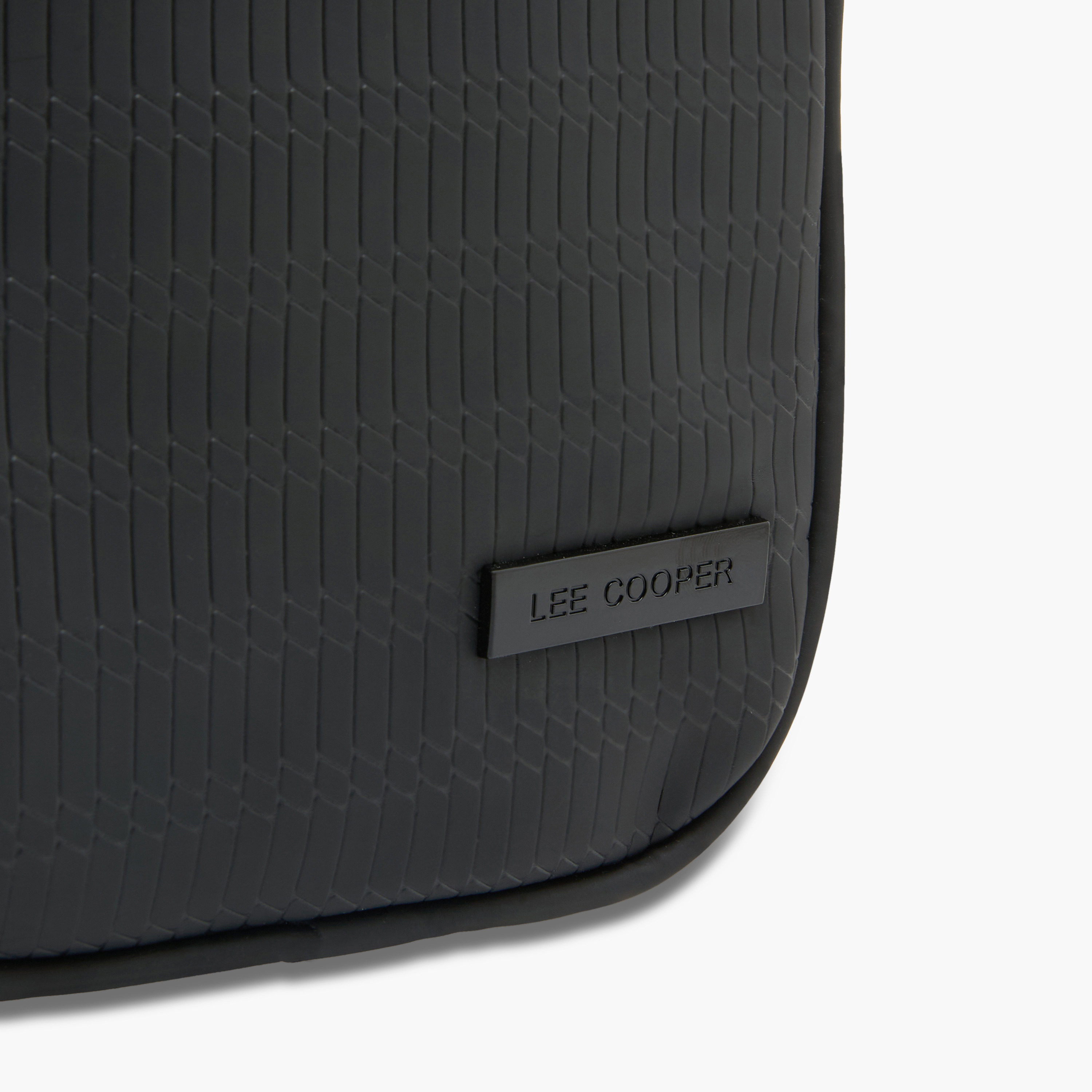 Lee Cooper Men Textured Crossbody Bag-men-bags-image-7