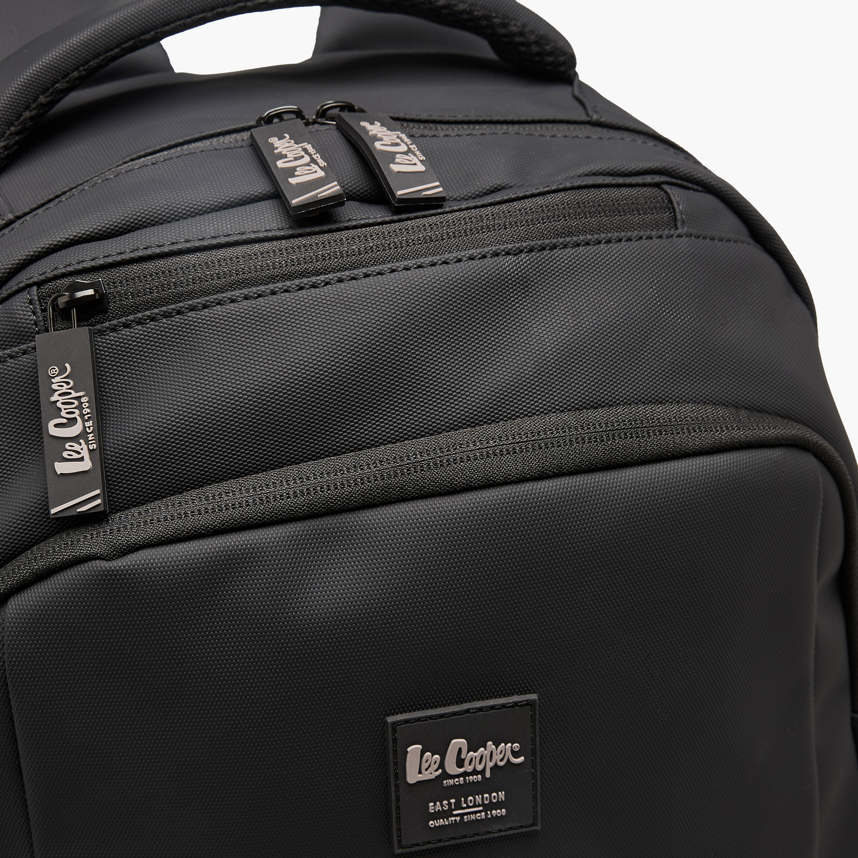 حقيبة ظهر لاب توب بارزة الملمس بحزام مبطن للرجال من لي كوبر-men-bags-image-5