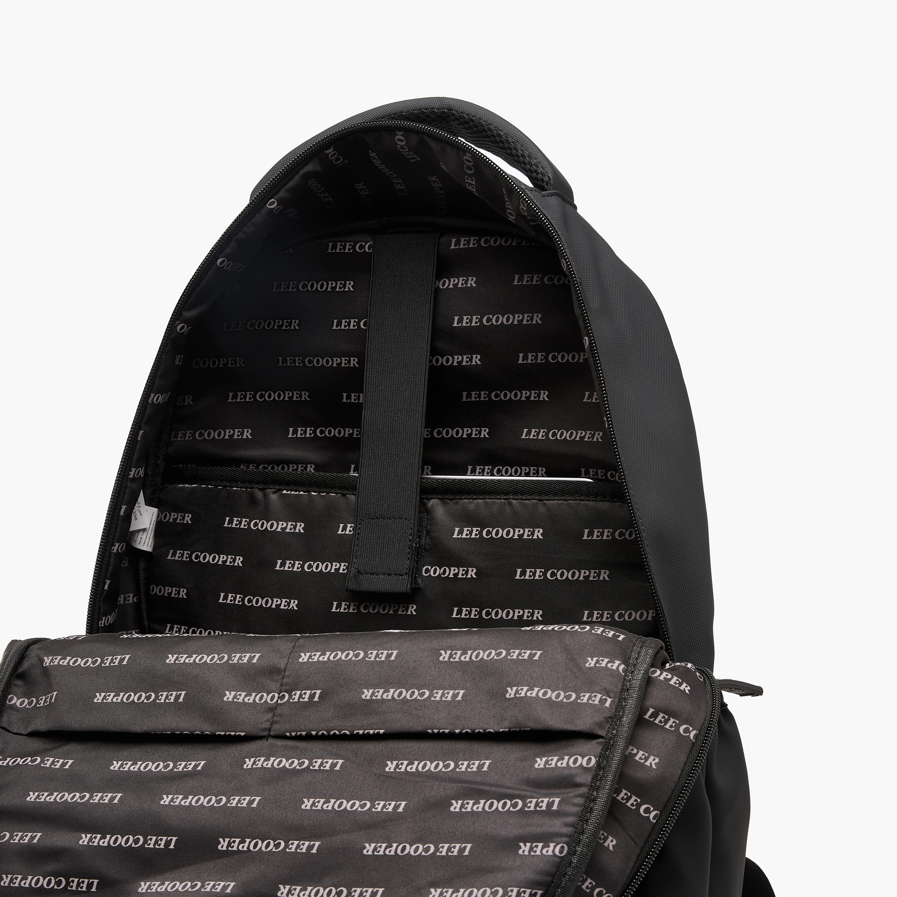 حقيبة ظهر لاب توب بارزة الملمس بحزام مبطن للرجال من لي كوبر-men-bags-image-7