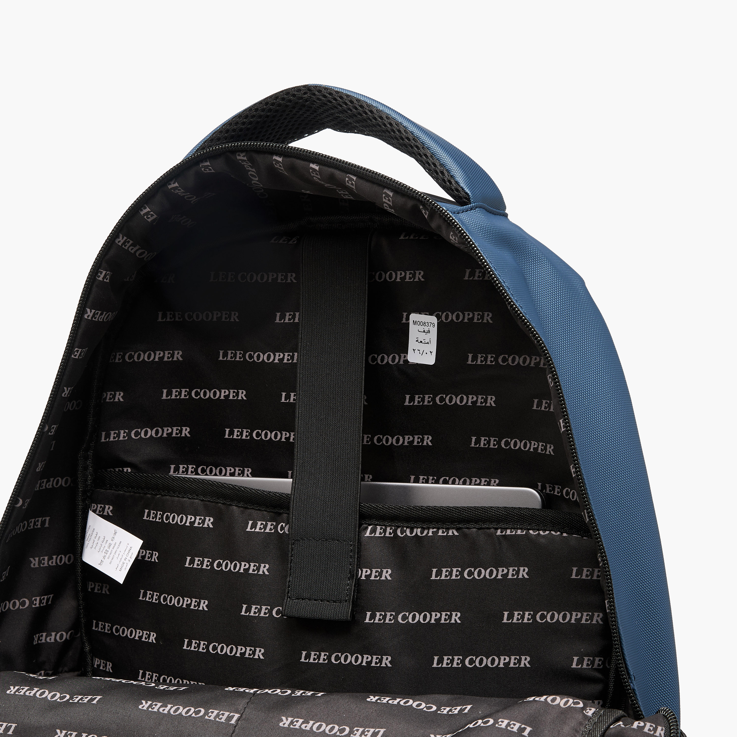 حقيبة ظهر لاب توب بارزة الملمس بحزام مبطن للرجال من لي كوبر-men-bags-image-14