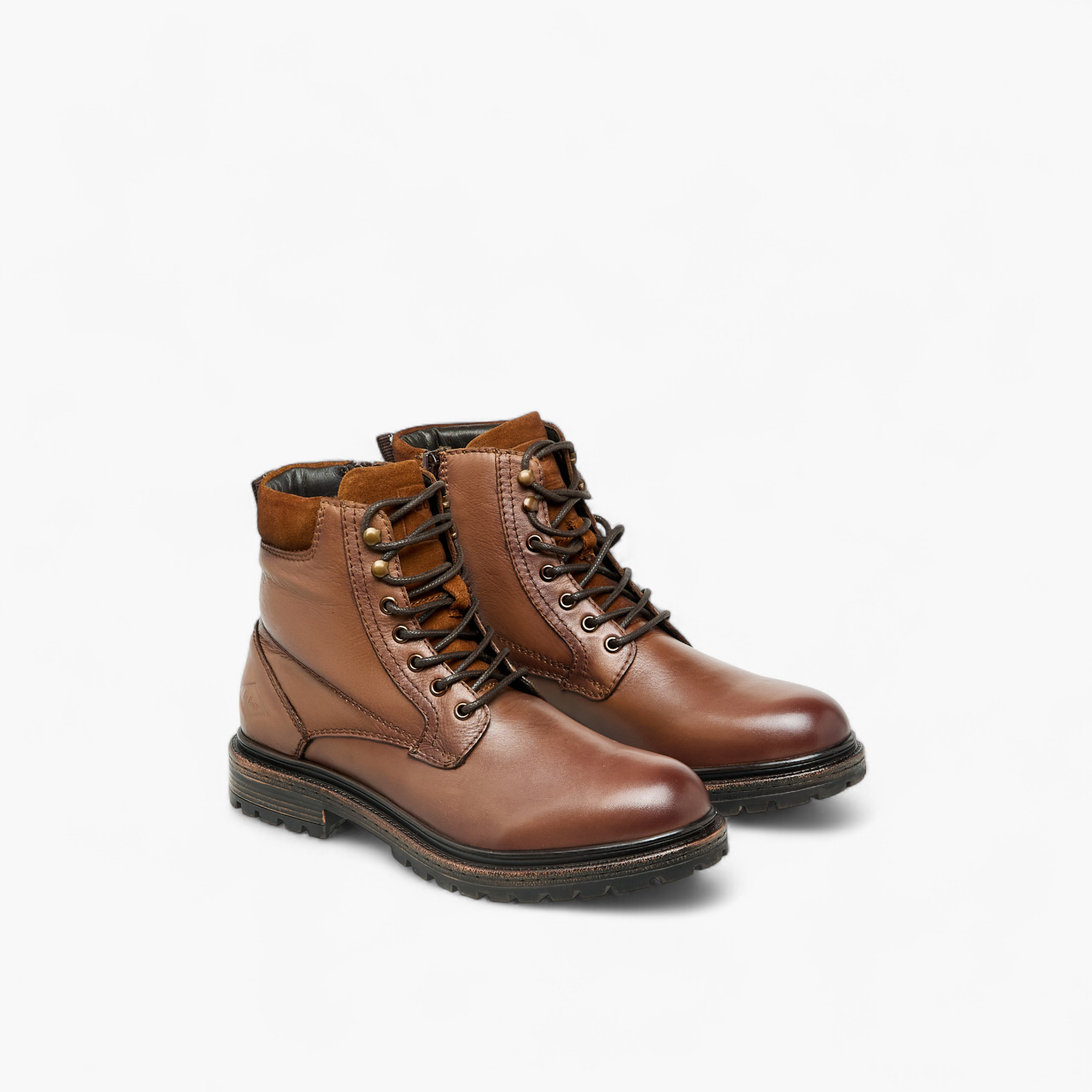 بوت جلد برقبة وألواح للرجال من لي كوبر-men-shoes-boots-image-1