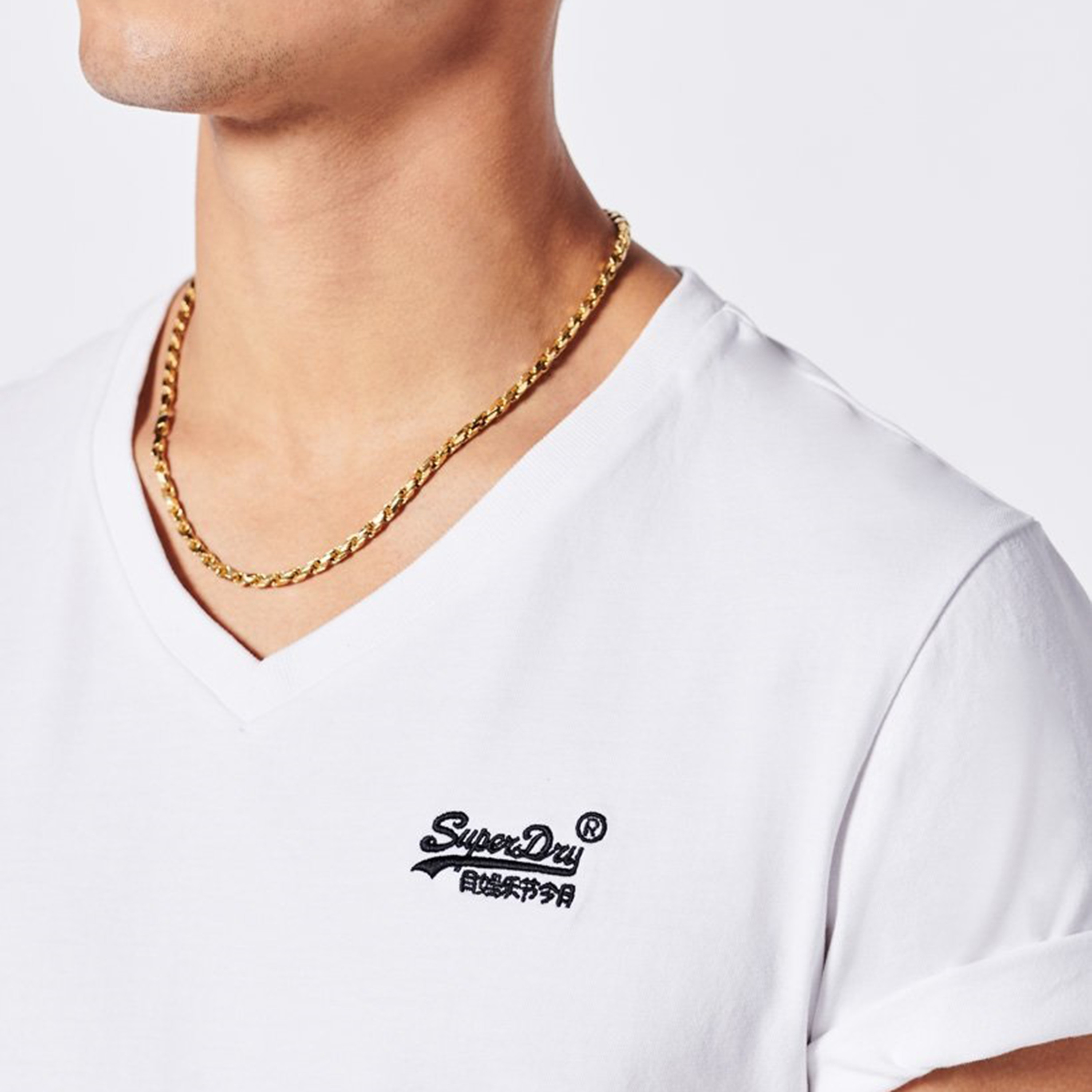 تيشيرت سوبردراي فينتاج بطبعة شعار وأكمام قصيرة ورقبة على شكل وى-men-clothing-tshirtsandpolos-tshirts-image-3