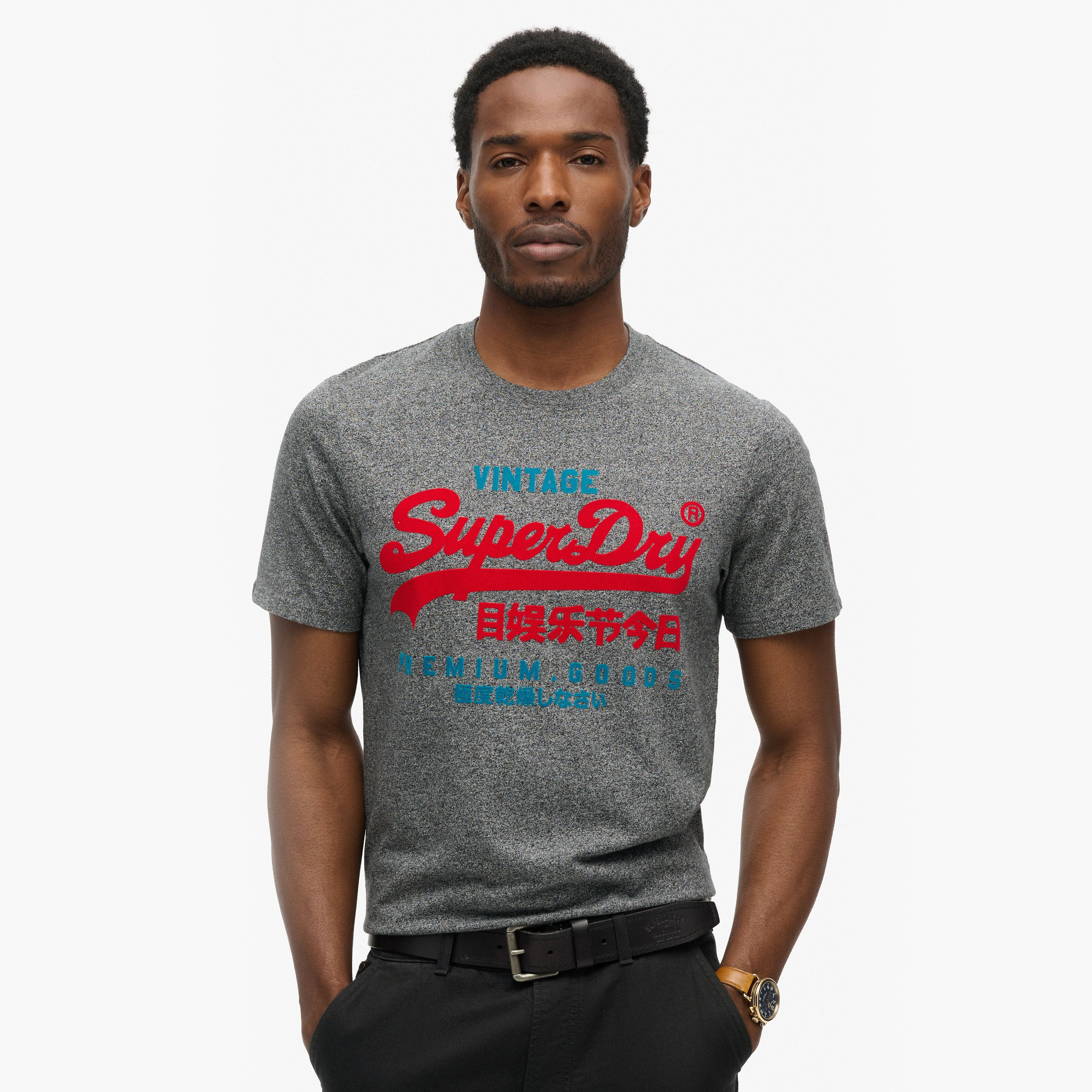 Superdry Duo Vintage Logo Crew Neck Short Sleeves Men's T-Shirt-men-clothing-tshirtsandpolos-tshirts-image-1