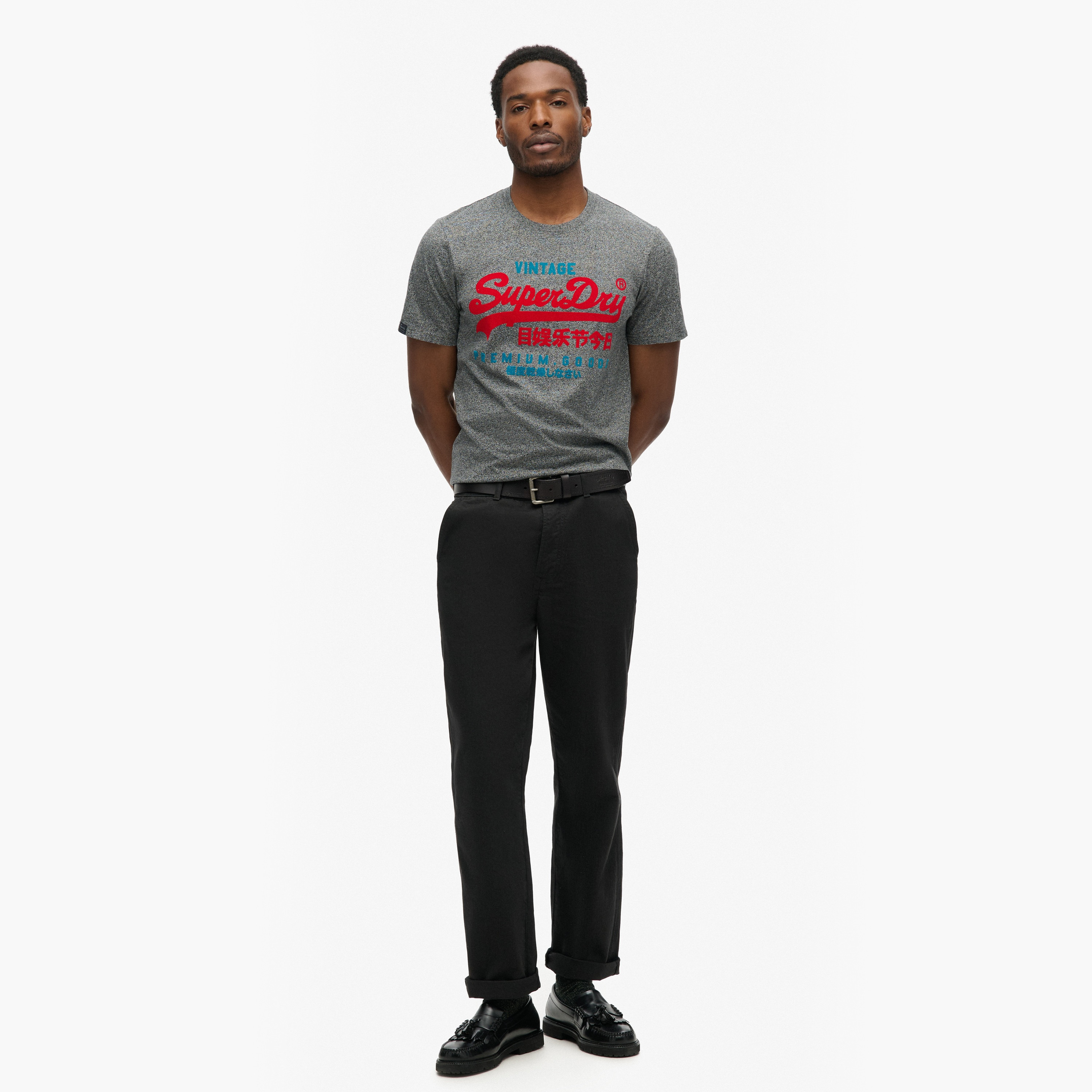 Superdry Duo Vintage Logo Crew Neck Short Sleeves Men's T-Shirt-men-clothing-tshirtsandpolos-tshirts-image-2