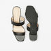 Celeste Women's Cutwork Detail Slip-On Sandals with Block Heels-Women%27s Heel Sandals-thumbnail-3