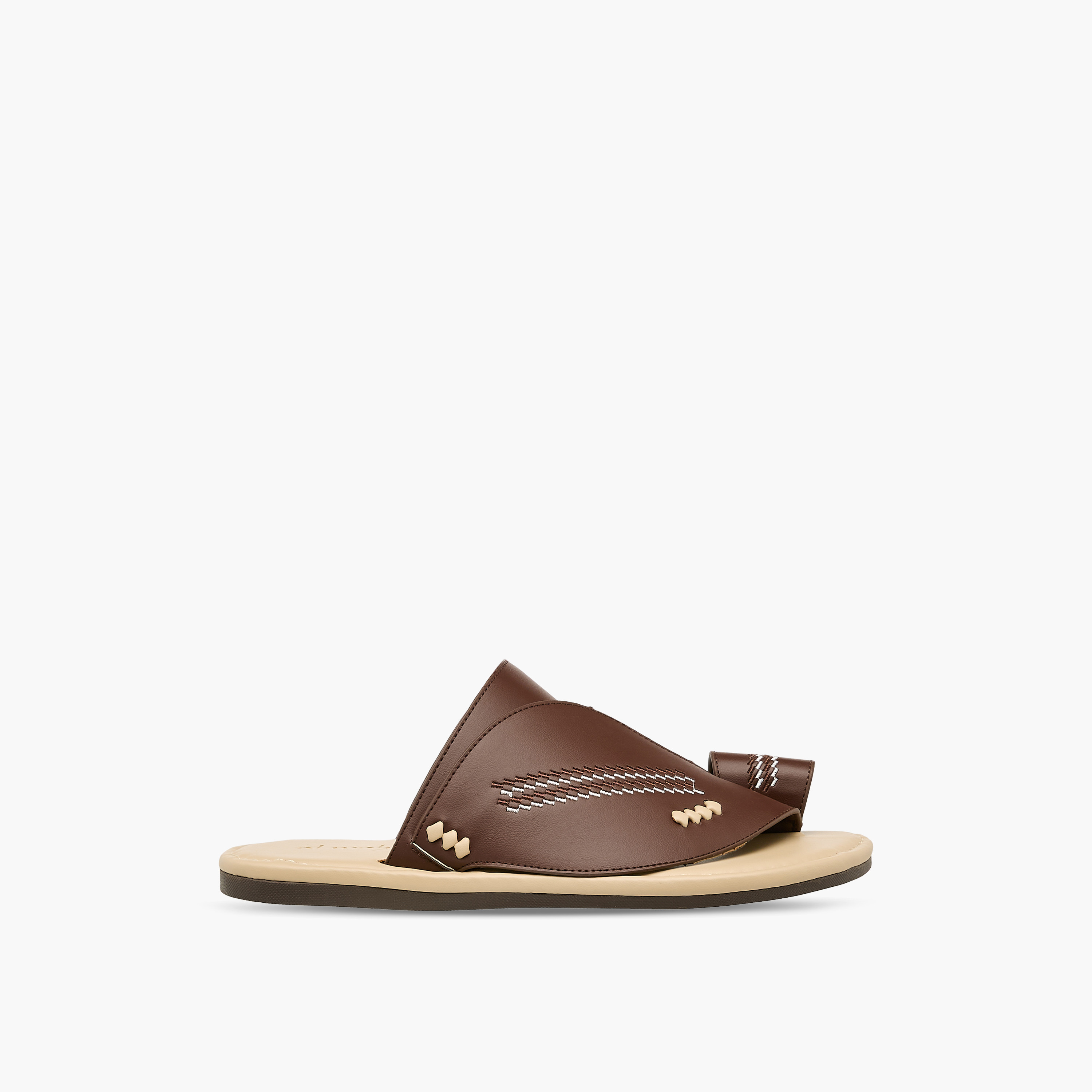 Al Waha Men Embroidered Arabic Sandals-men-shoes-sandals-image-3