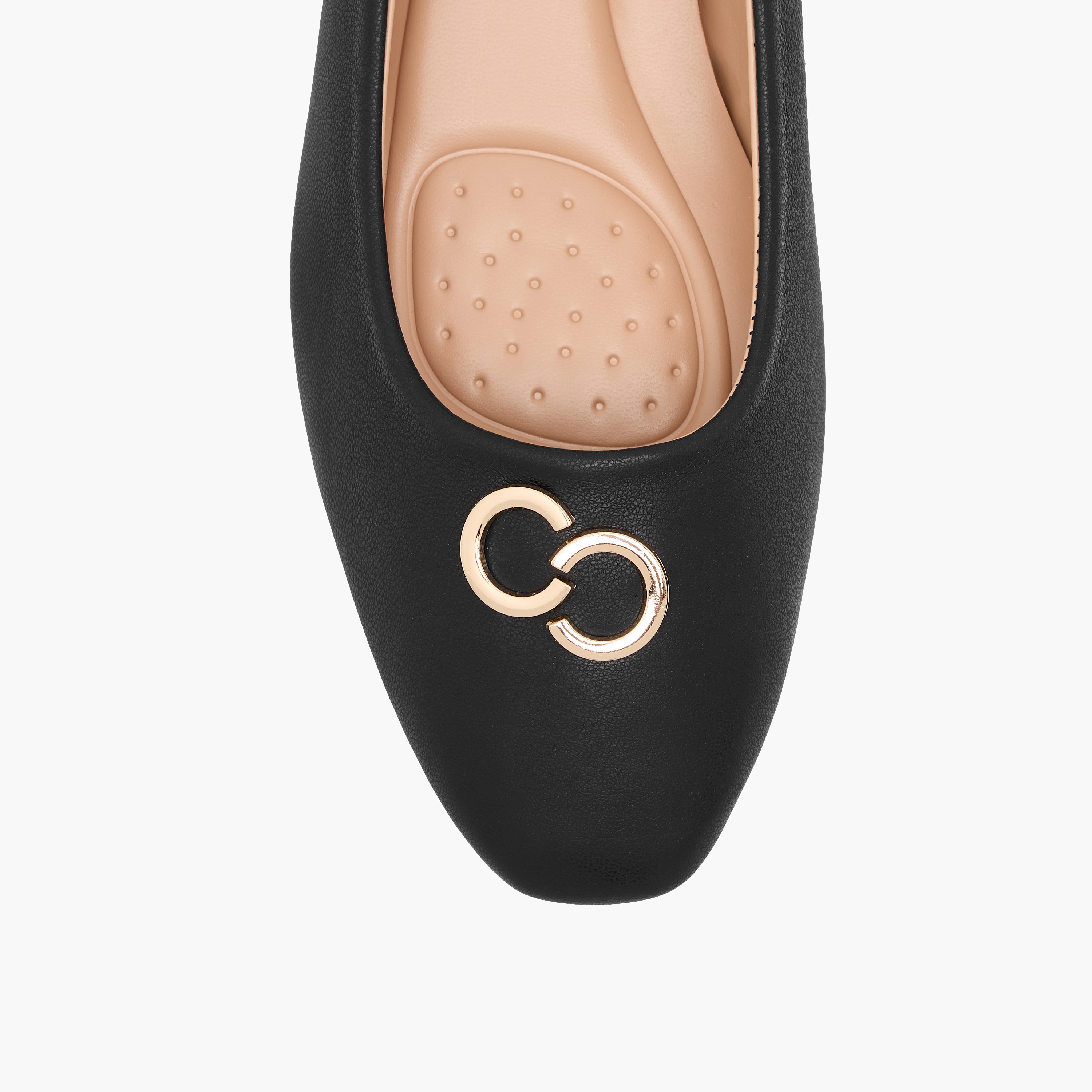 حذاء باليرينا نسائي بارز الملمس بزينة معدنية من سيليست-women-shoes-ballerinas-image-5