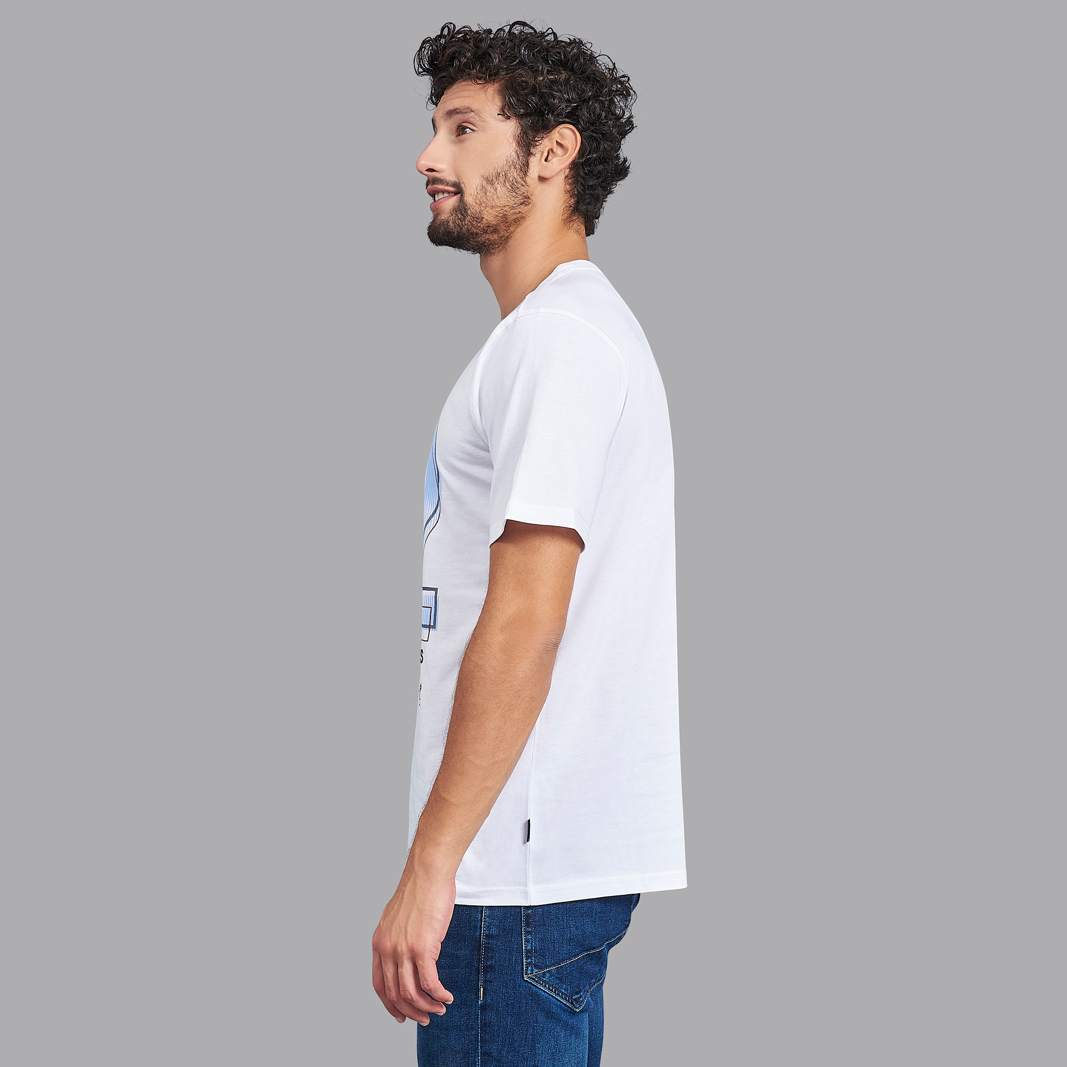 Beverly Hills Polo Club Men White Printed Crew Neck Short Sleeves T-Shirt-men-clothing-tshirtsandpolos-tshirts-image-2