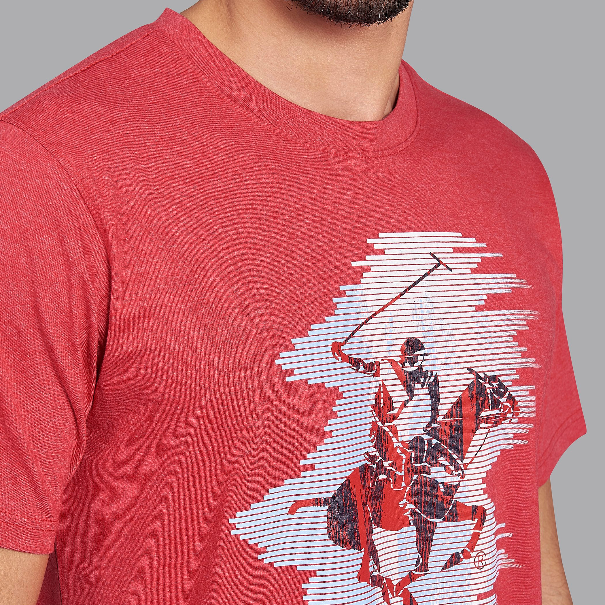 قميص بيفرلي هيلز بولو كلب أحمر بياقة مستديرة وأكمام قصيرة مطبوع للرجال-men-clothing-tshirtsandpolos-tshirts-image-5