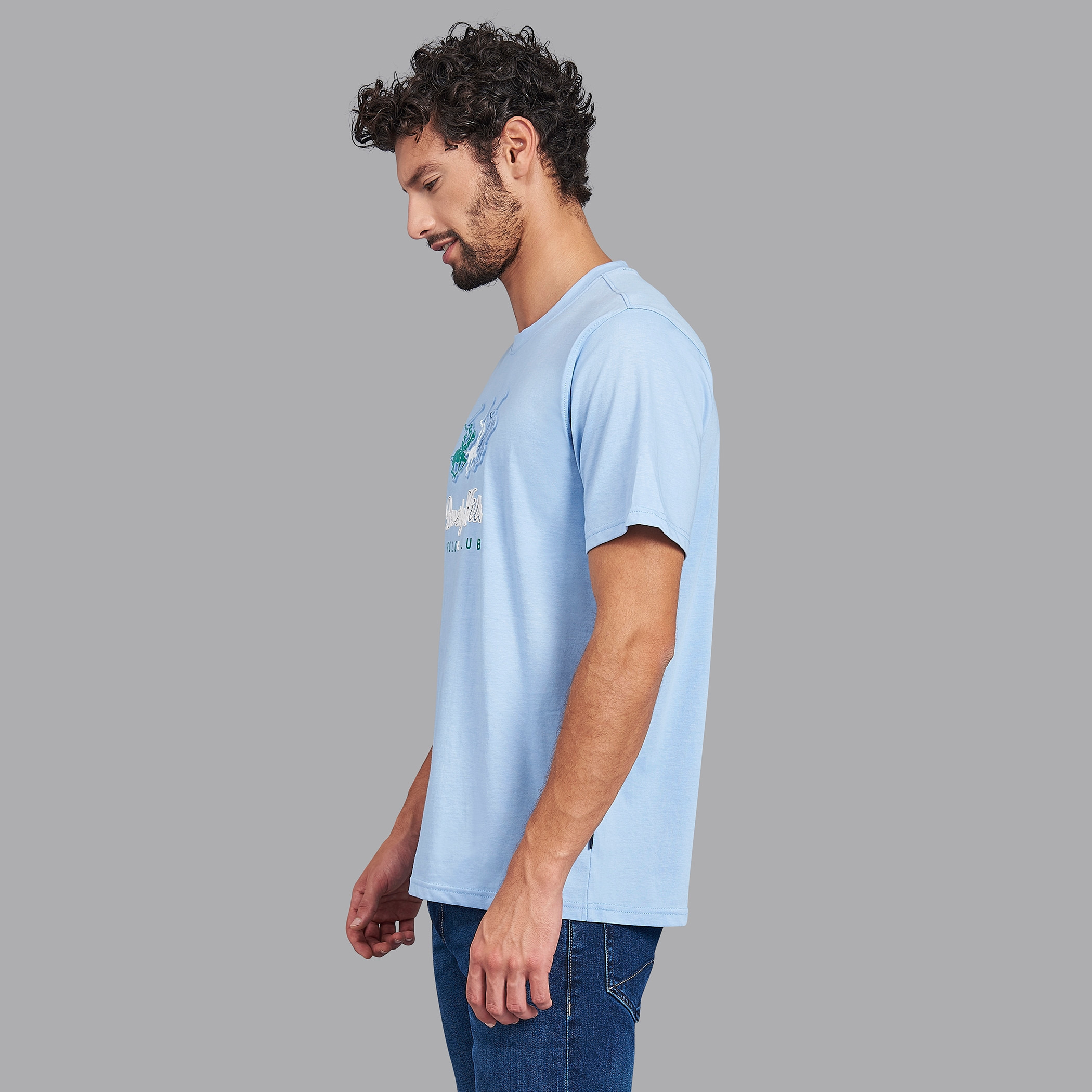 تيشيرت بياقة ضيقة وأكمام قصيرة للرجال من بيفرلي هيلز بولو كلوب-men-clothing-tshirtsandpolos-tshirts-image-2
