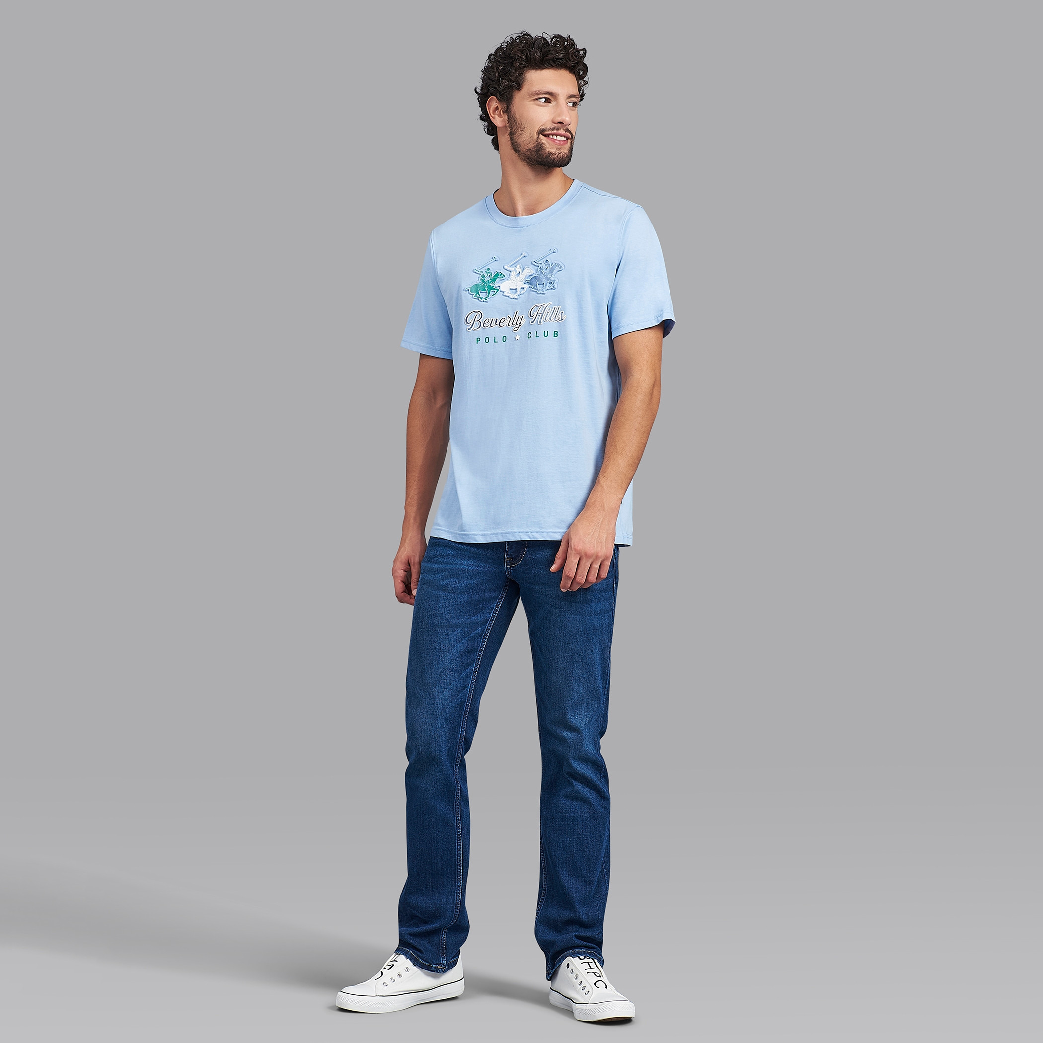 تيشيرت بياقة ضيقة وأكمام قصيرة للرجال من بيفرلي هيلز بولو كلوب-men-clothing-tshirtsandpolos-tshirts-image-6