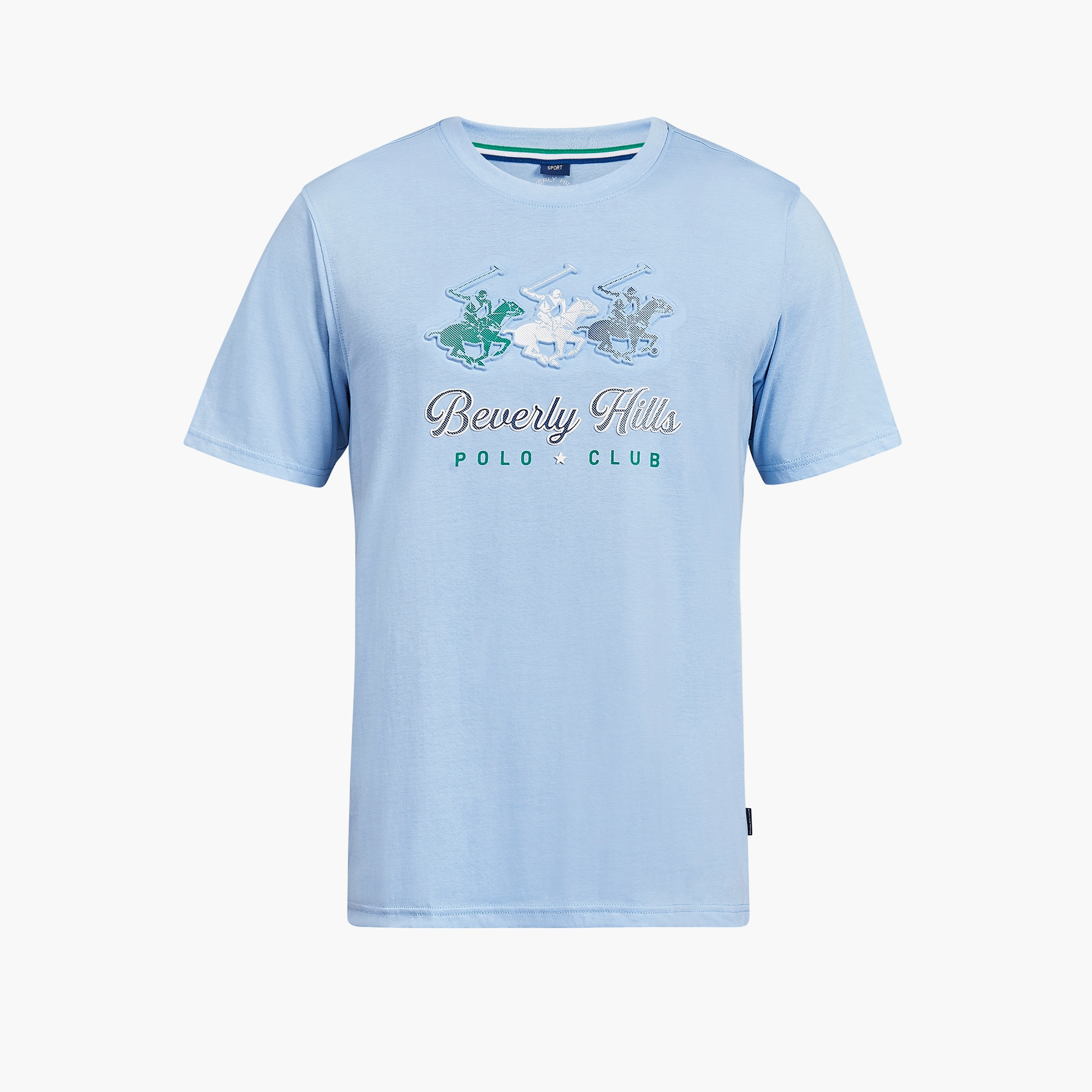 تيشيرت بياقة ضيقة وأكمام قصيرة للرجال من بيفرلي هيلز بولو كلوب-men-clothing-tshirtsandpolos-tshirts-image-7