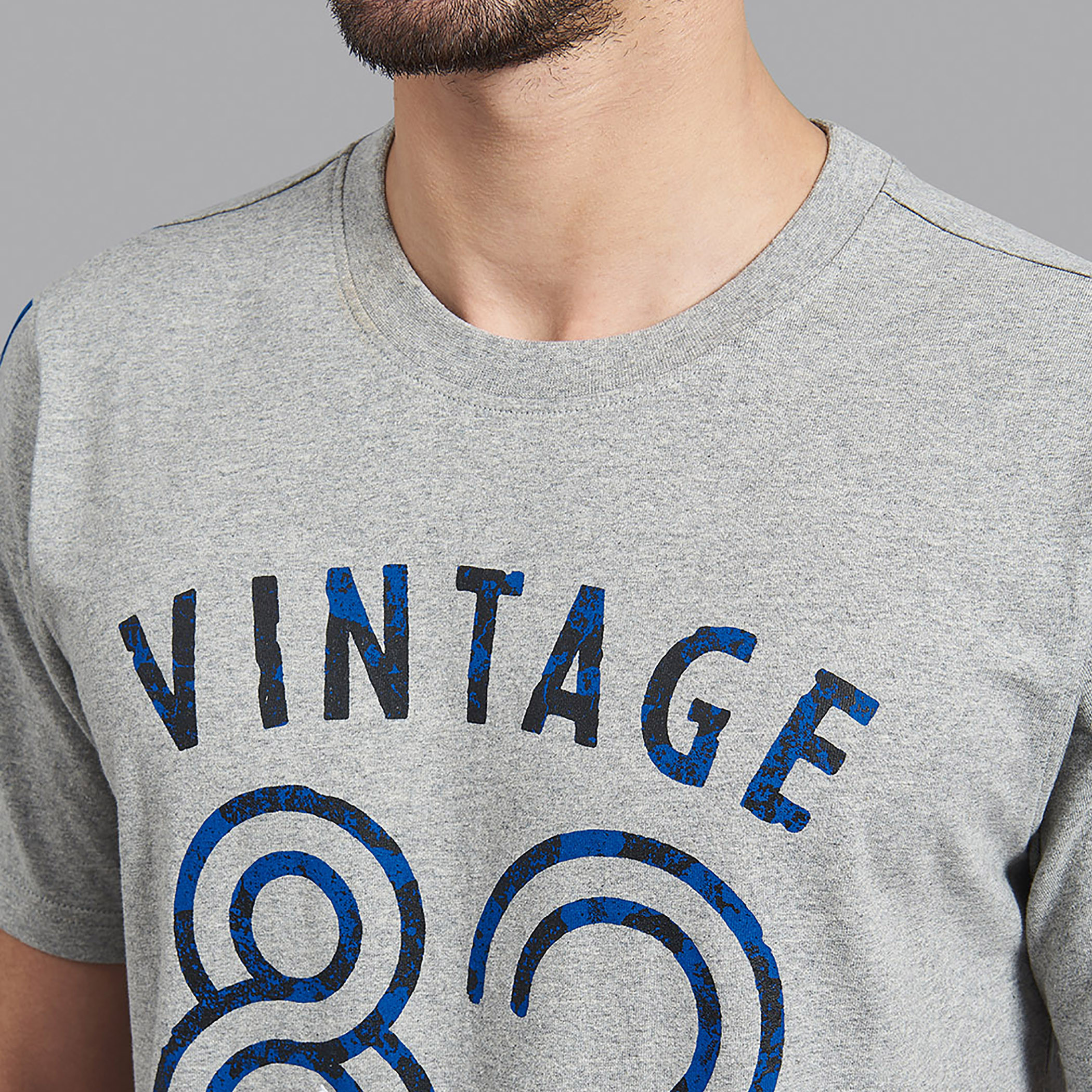 قميص بيفرلي هيلز بولو كلب بياقة مستديرة وأكمام قصيرة مطبوع رمادي للرجال-men-clothing-tshirtsandpolos-tshirts-image-6