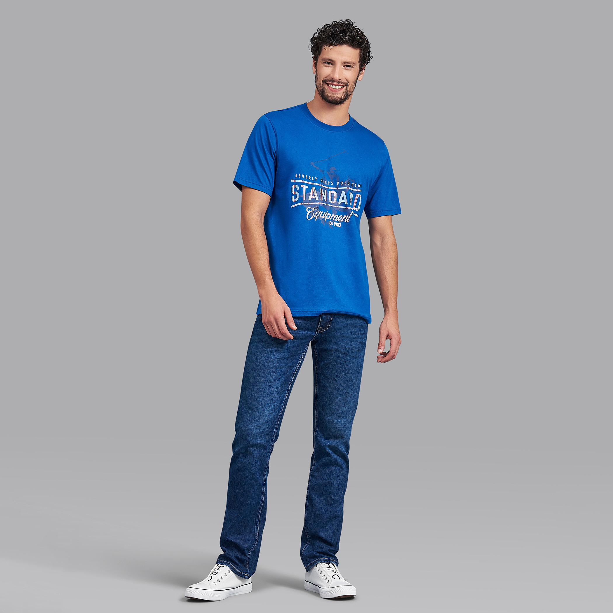 Beverly Hills Polo Club Men Blue Printed Crew Neck Short Sleeves T-Shirt-men-clothing-tshirtsandpolos-tshirts-image-6