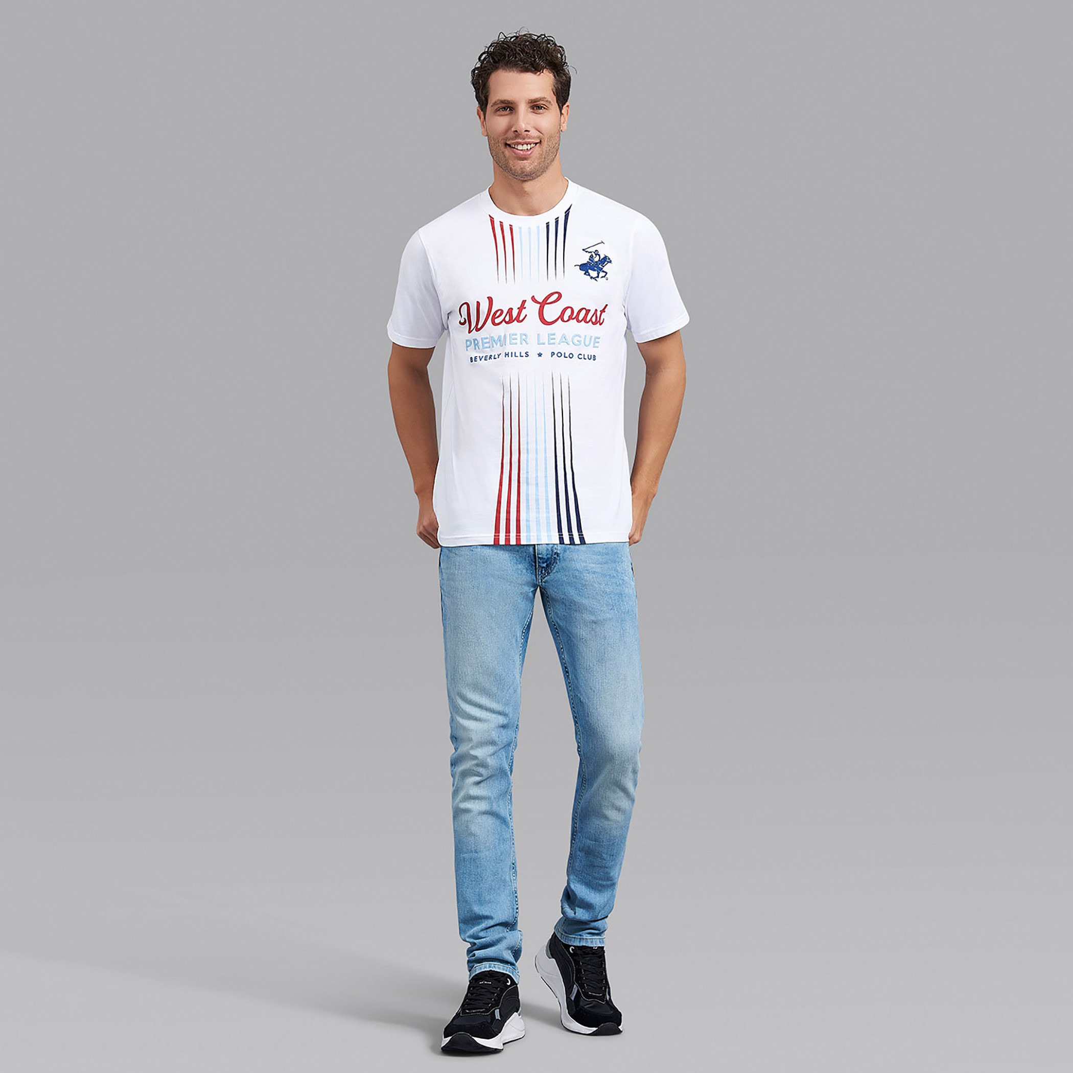 قميص بيفرلي هيلز بولو كلب بياقة دائرية وأكمام قصيرة مطبوع للرجال-men-clothing-tshirtsandpolos-tshirts-image-7