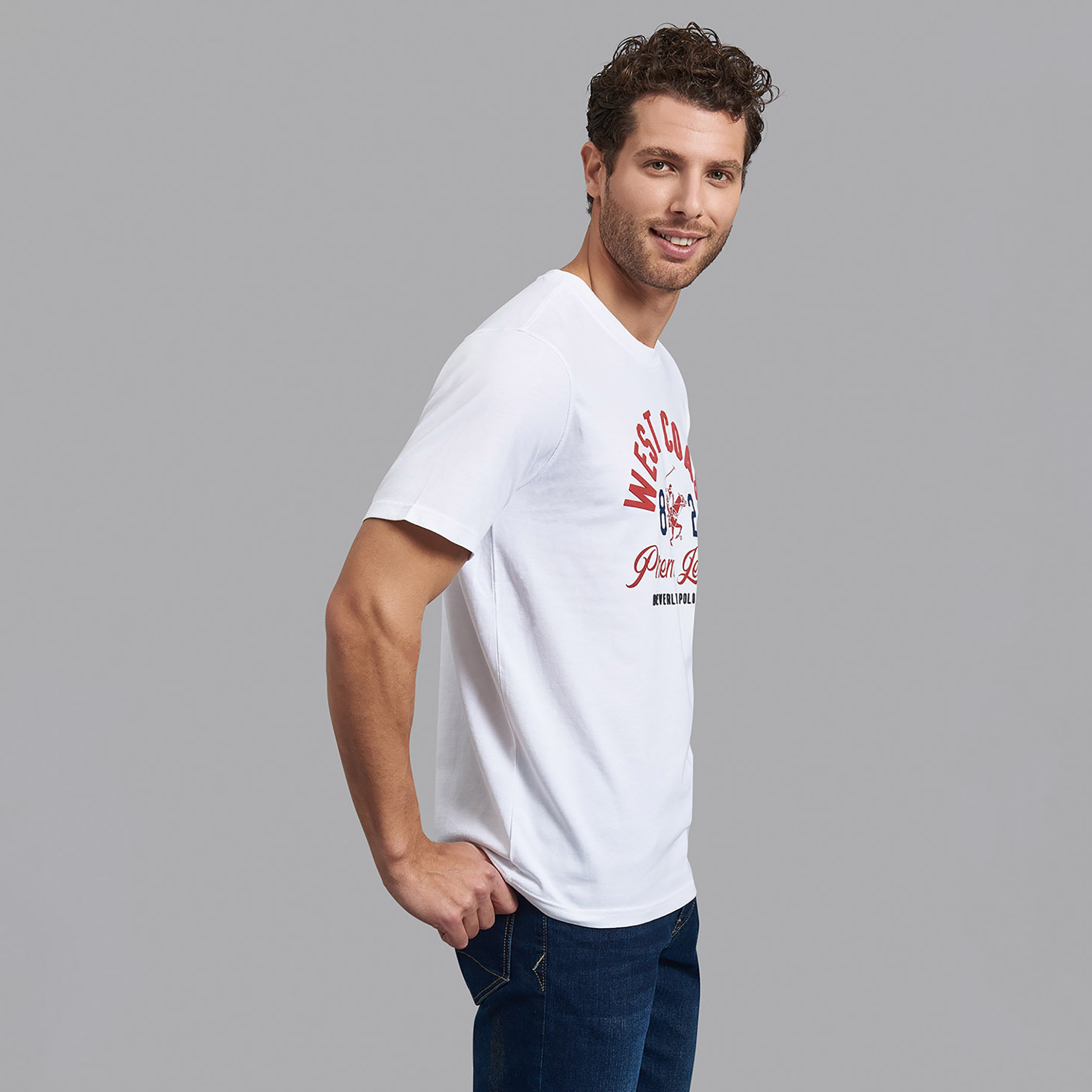 قميص بيفرلي هيلز بولو كلب بياقة دائرية وأكمام قصيرة مطبوع للرجال-men-clothing-tshirtsandpolos-tshirts-image-4