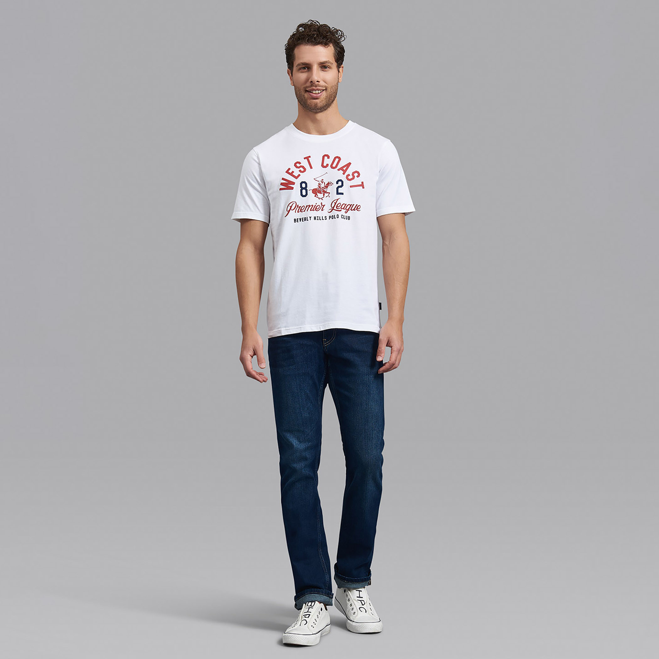 قميص بيفرلي هيلز بولو كلب بياقة دائرية وأكمام قصيرة مطبوع للرجال-men-clothing-tshirtsandpolos-tshirts-image-7