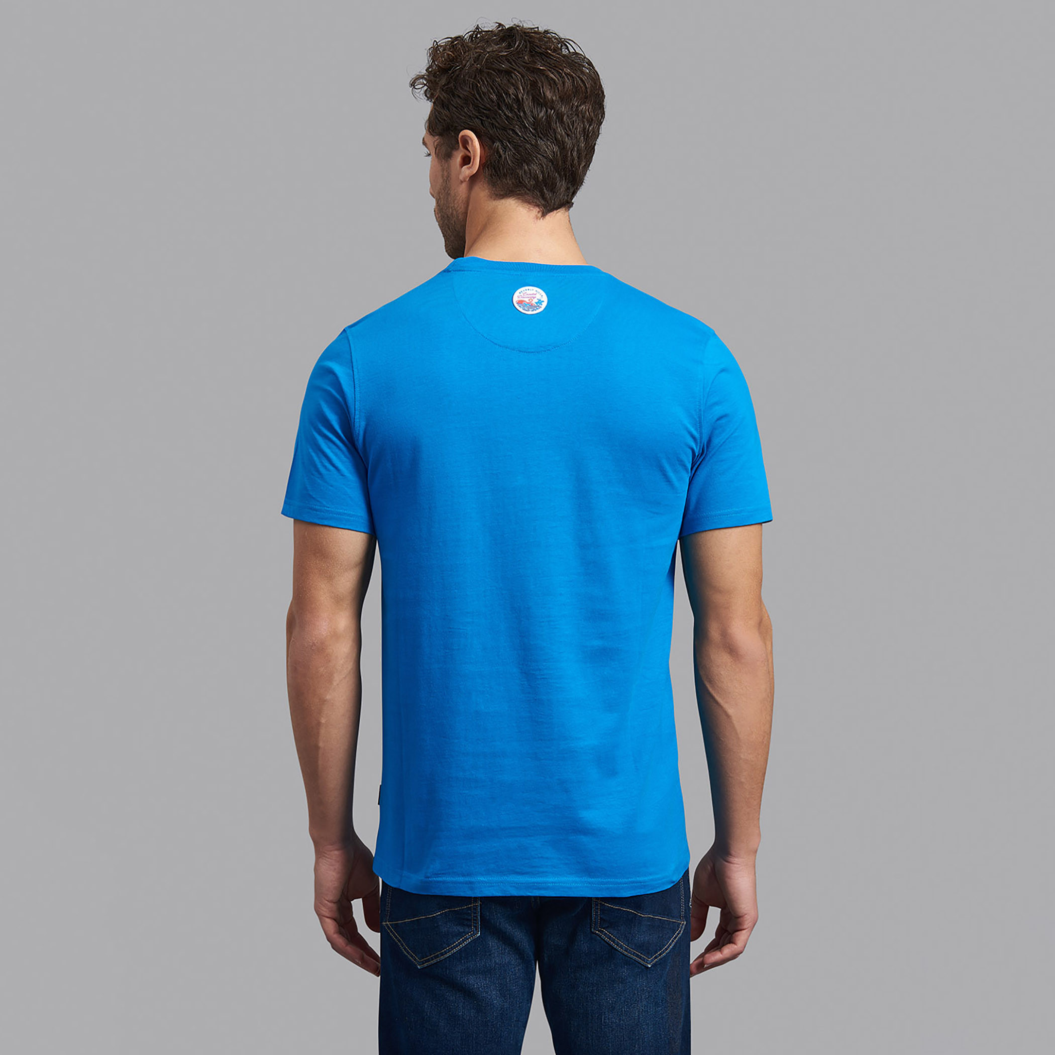 Beverly Hills Polo Club Men Blue Printed Crew Neck Short Sleeves T-Shirt-men-clothing-tshirtsandpolos-tshirts-image-5